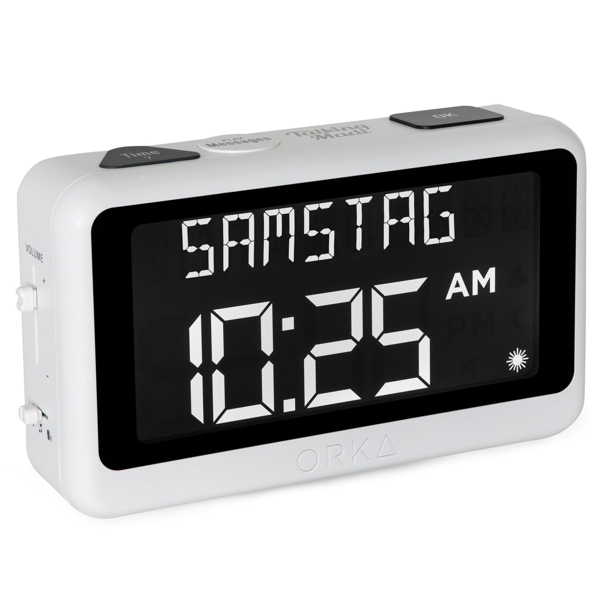 ORKA Sveglia parlante per anziani Talking & Recordable Alarm Clock