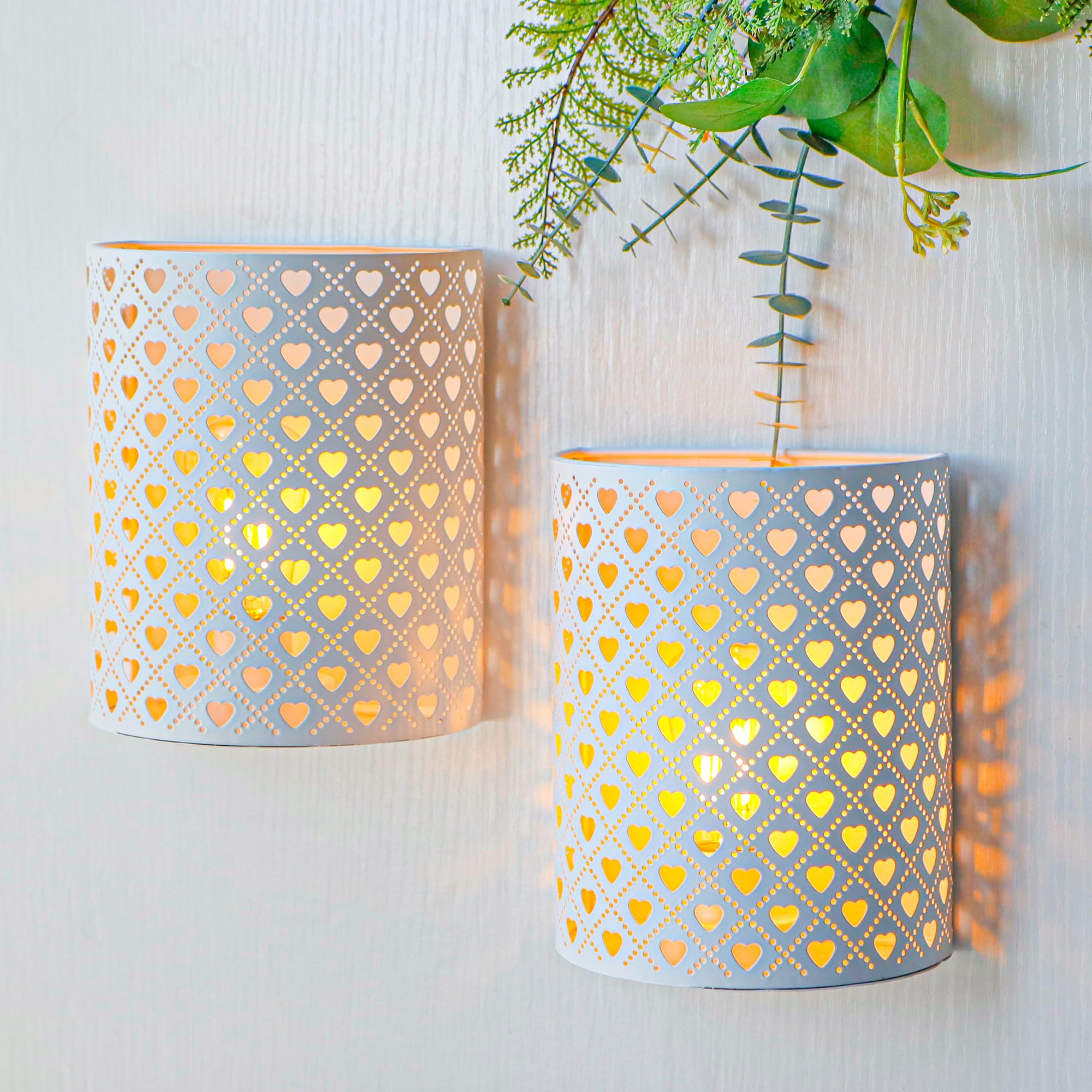 Jhy Design Set 2 Lampade da Tavolo Vintage a Batteria