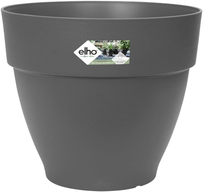 elho Vibia Campana Round 65 - Vaso - Nero - Esterno - Ø 65 x H 56 cm - immagine 1