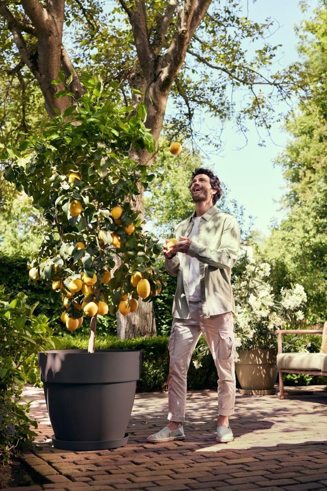 elho Vibia Campana Round 65 - Vaso - Nero - Esterno - Ø 65 x H 56 cm - immagine 7