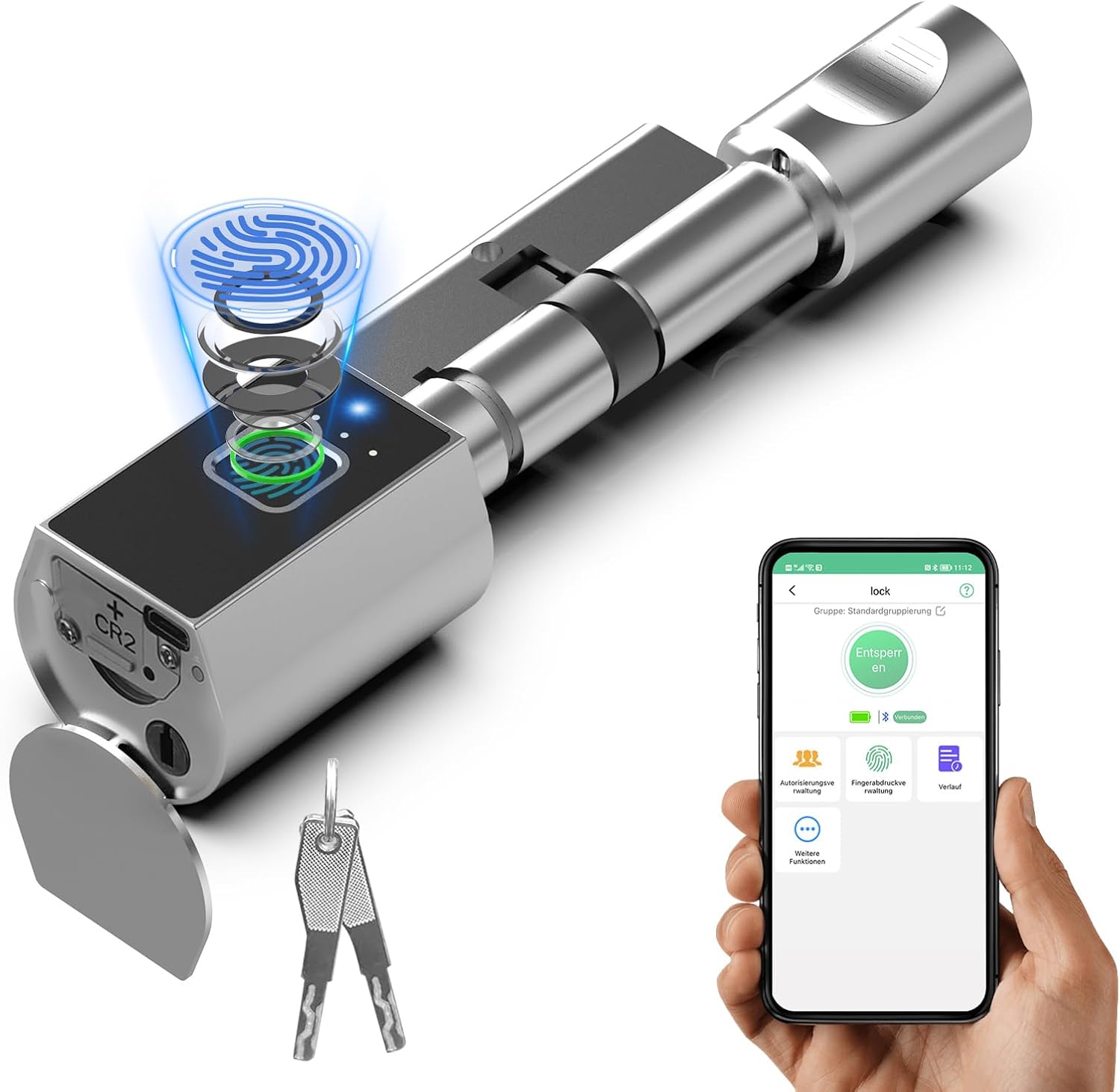 Anweller Serratura Elettronica per Porta con Codice e App