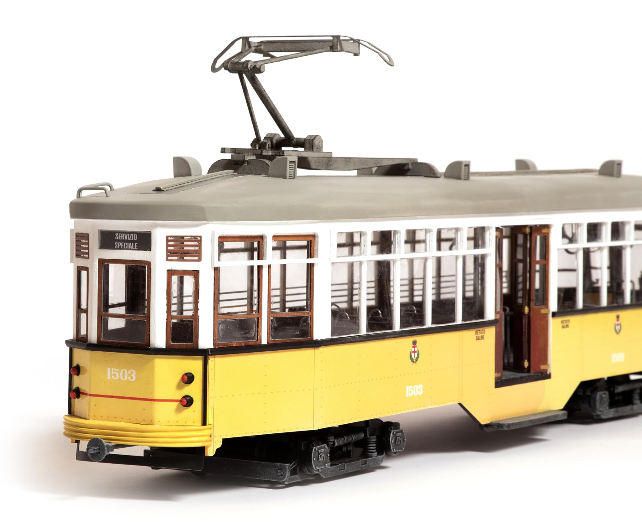 OcCre Tram Milano 1503 - Kit da Montare in Legno e Metallo