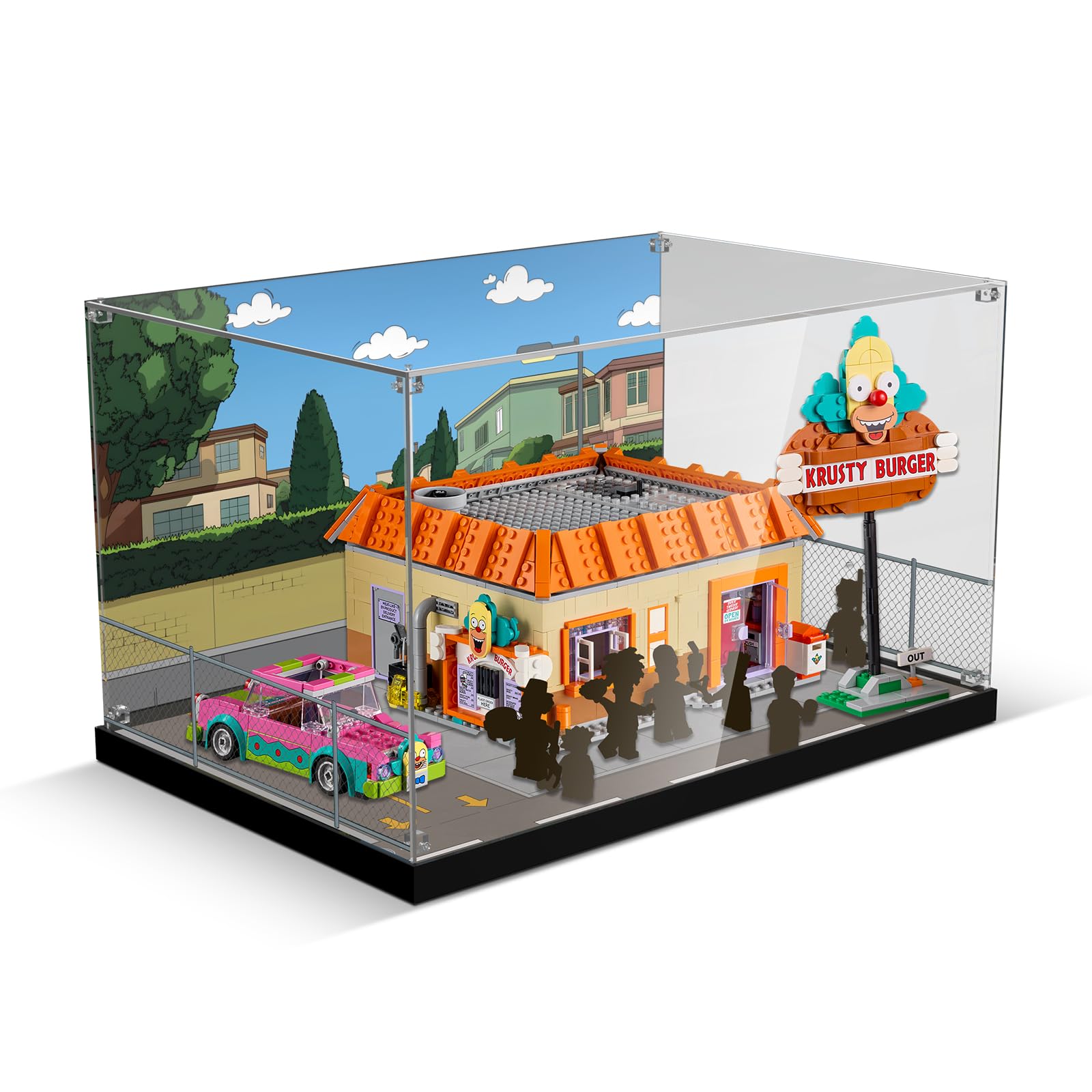 Vetrina Acrilica per Lego The Simpsons: Krusty Burger 10352
