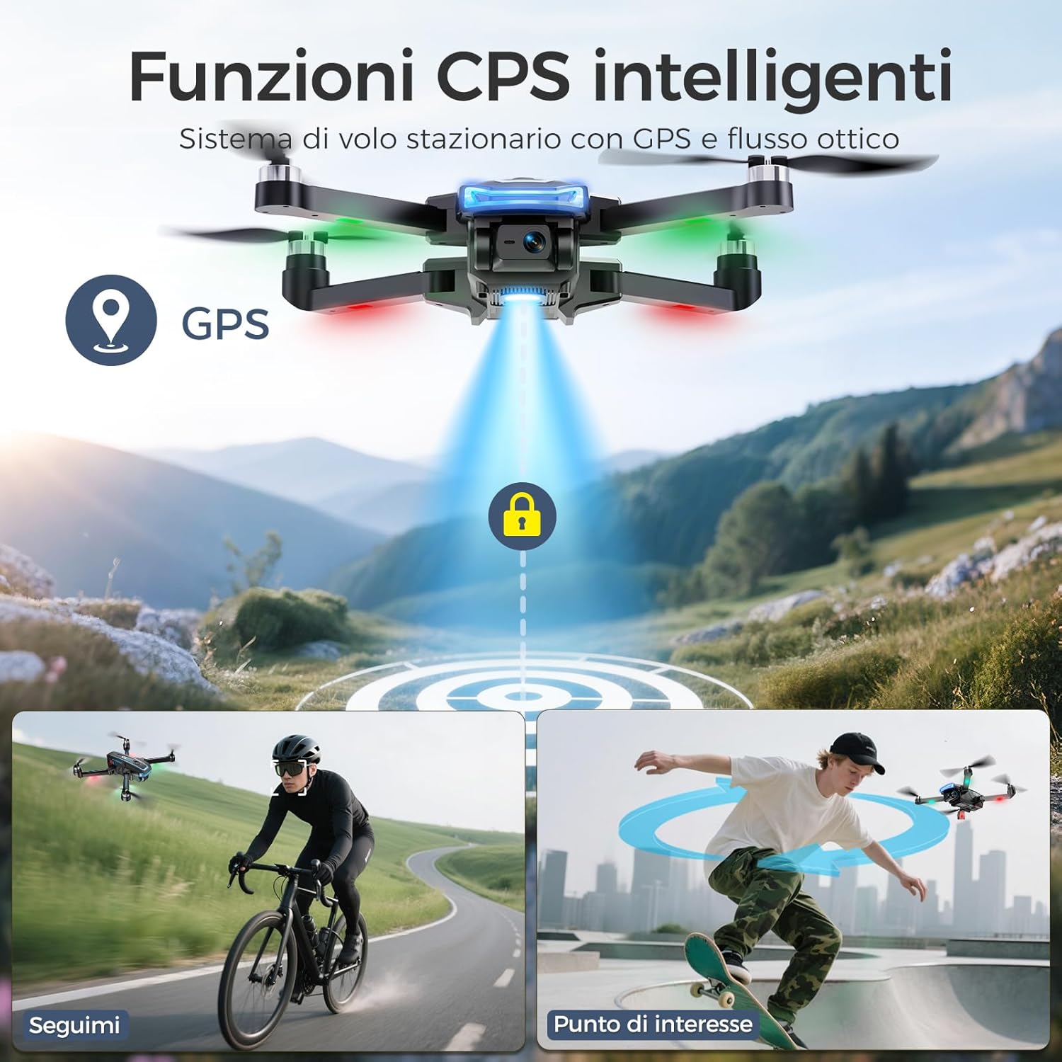 G10 GPS Drone con Telecamera 4K Professionale - immagine 3