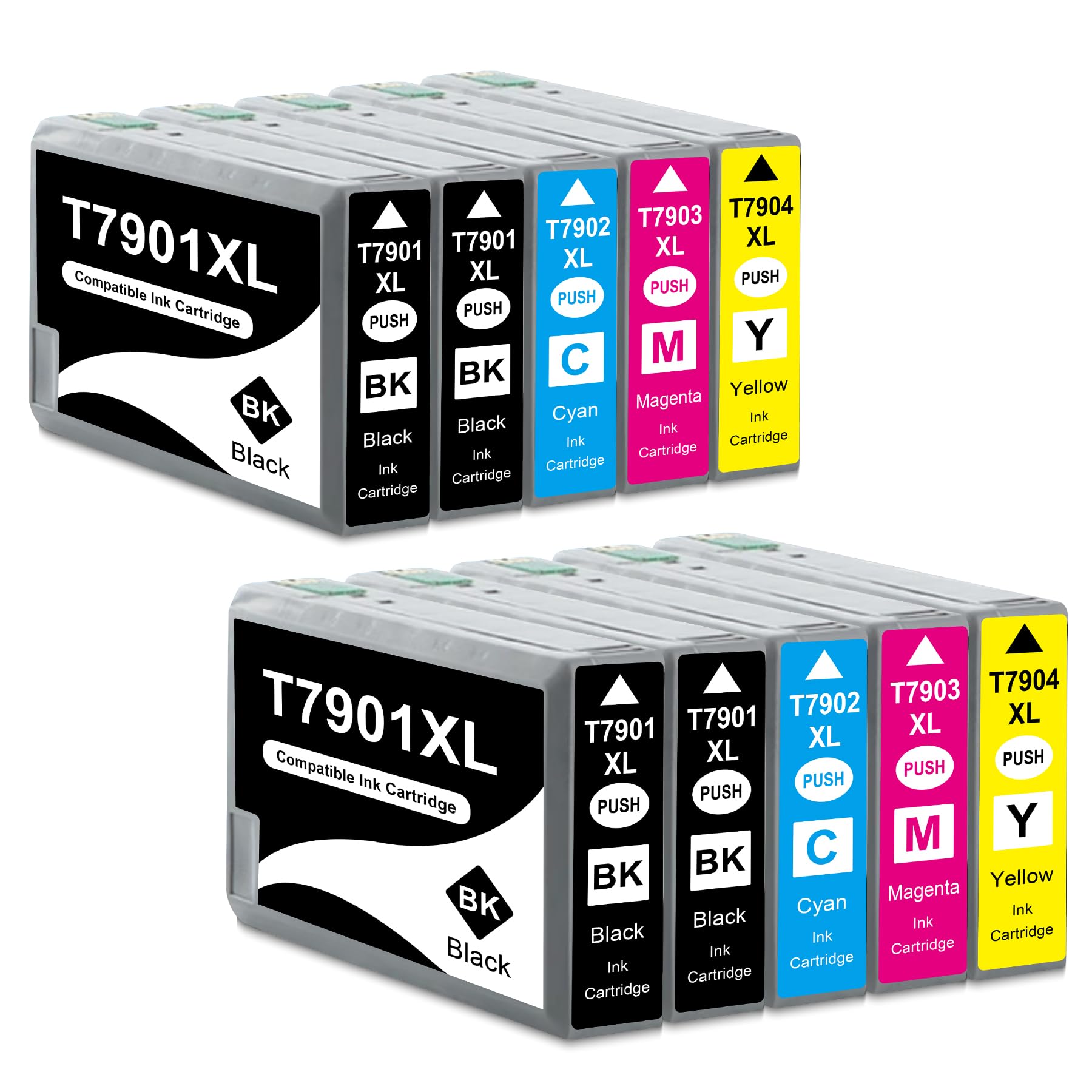 Yongairuink T79XL - Cartuccia d'inchiostro (10 pezzi)