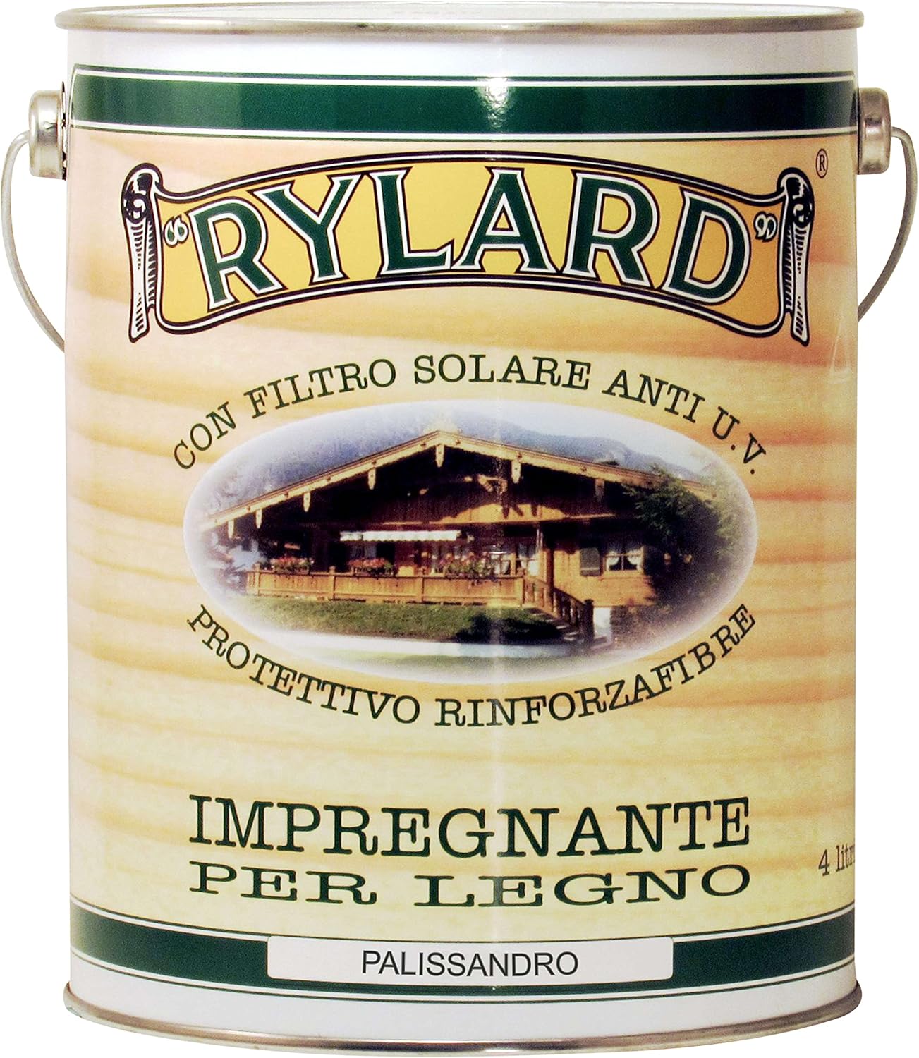 Rylard IMP4 Impregnante per Legno, Palissandro, 4000 ml