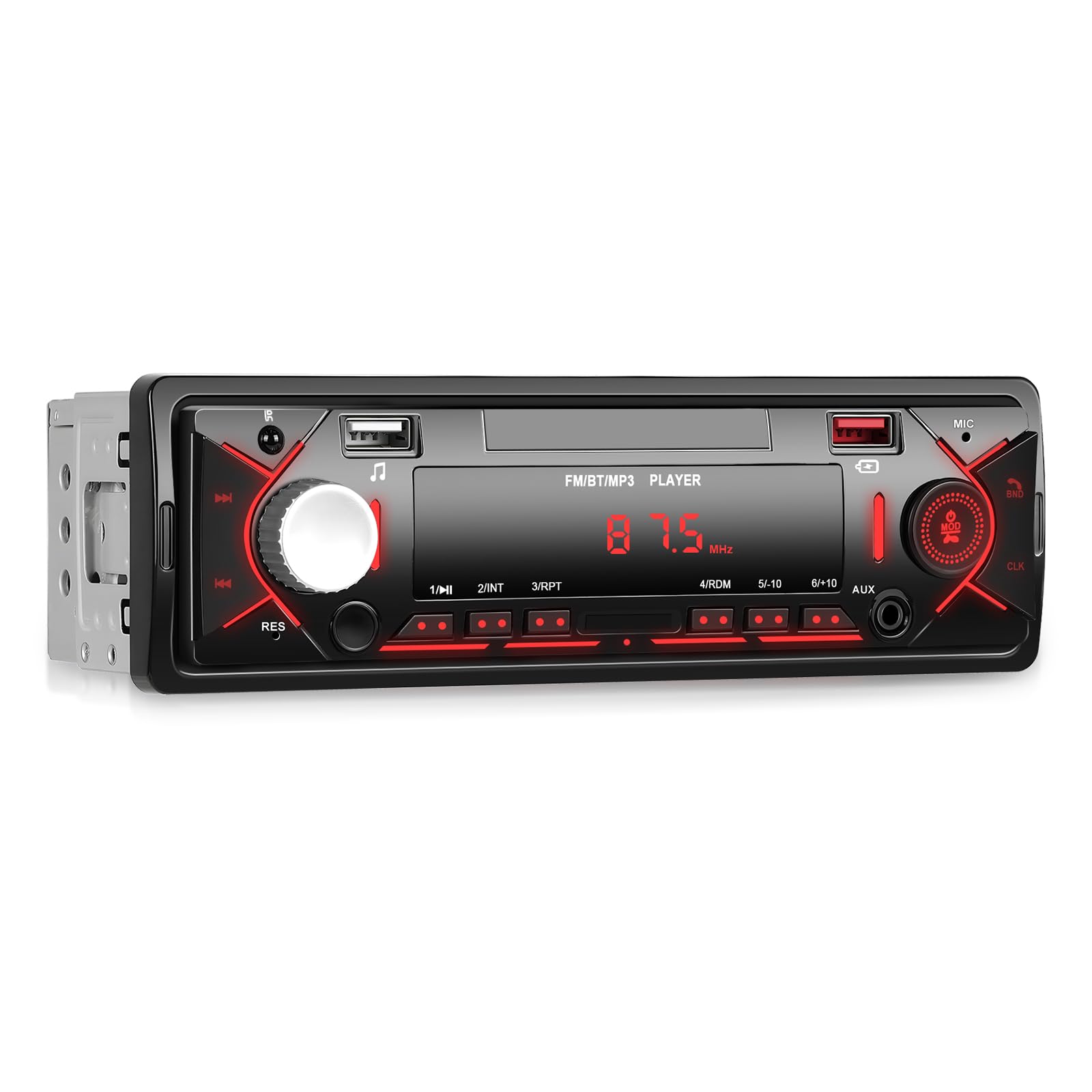 Nhopeew Autoradio 1 Din con Bluetooth