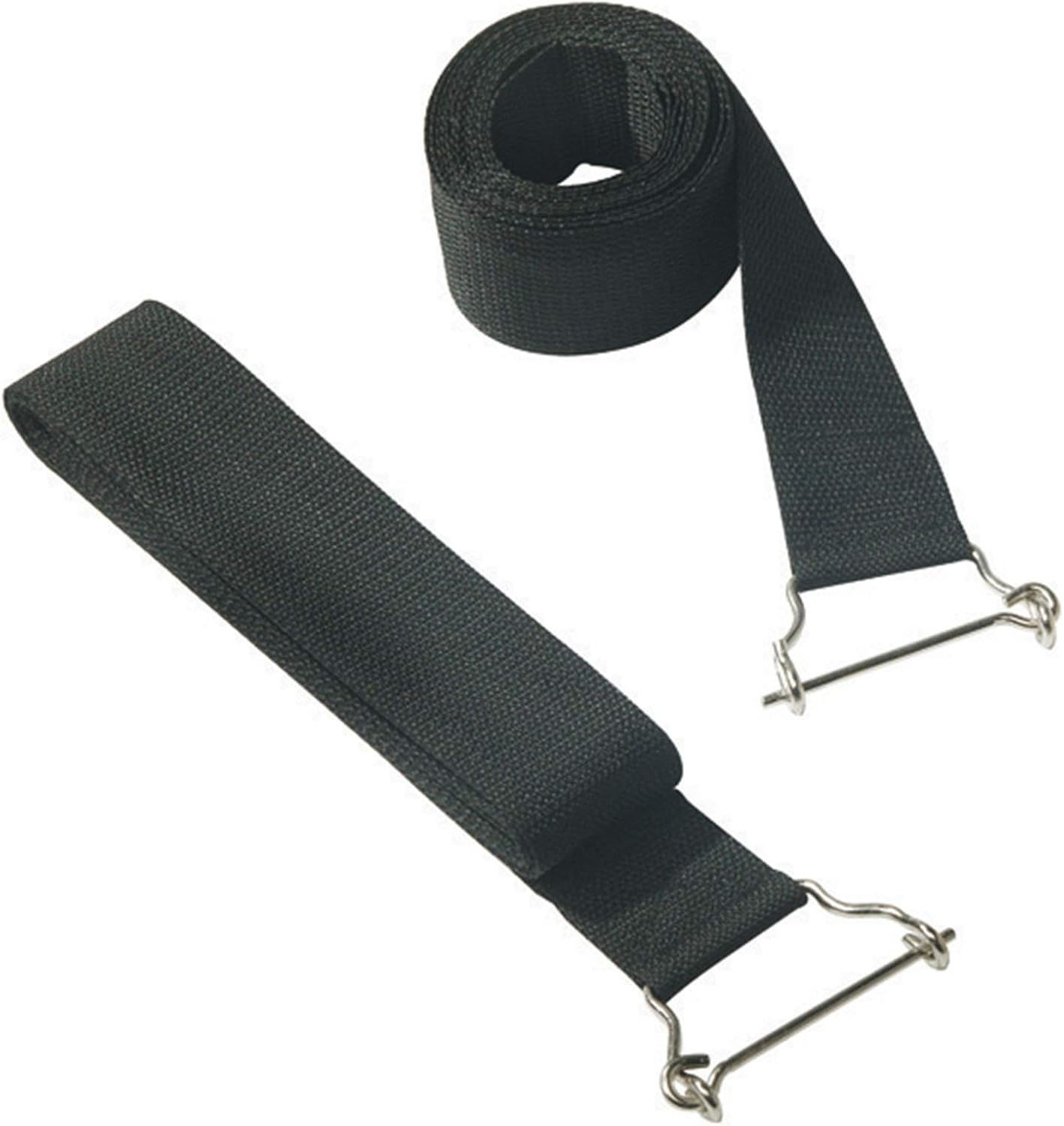 Bo-camp - Set 2 Cinghie Anti-Tempesta 3,5 Metri, Nero - immagine 3