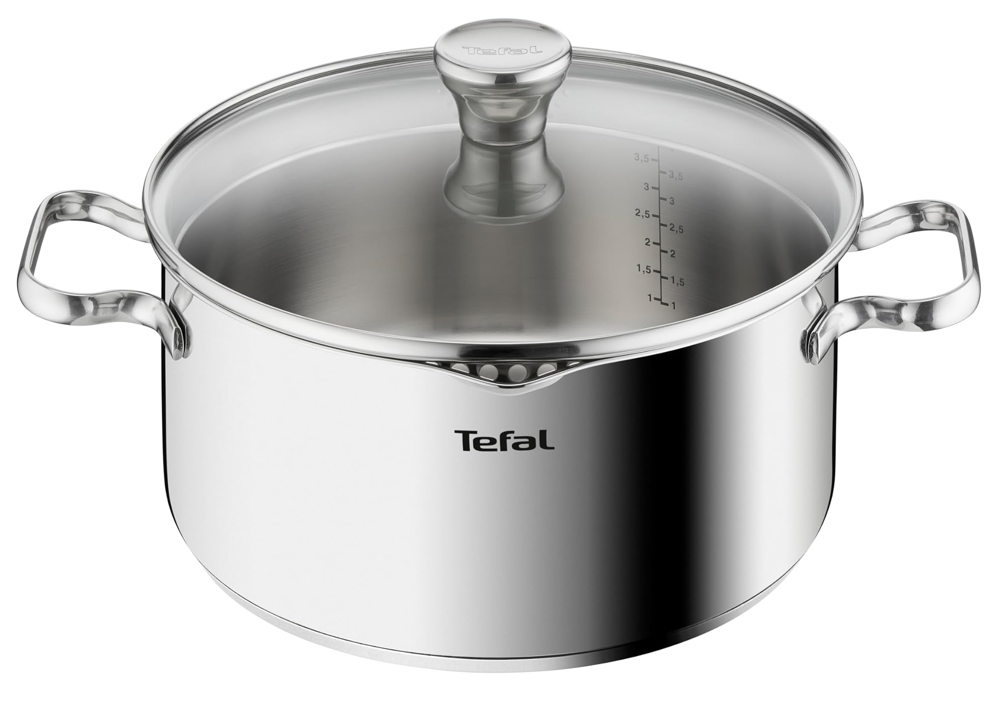 Tefal A70546 Duetto - Pentola Ø 24 cm in Acciaio Inox