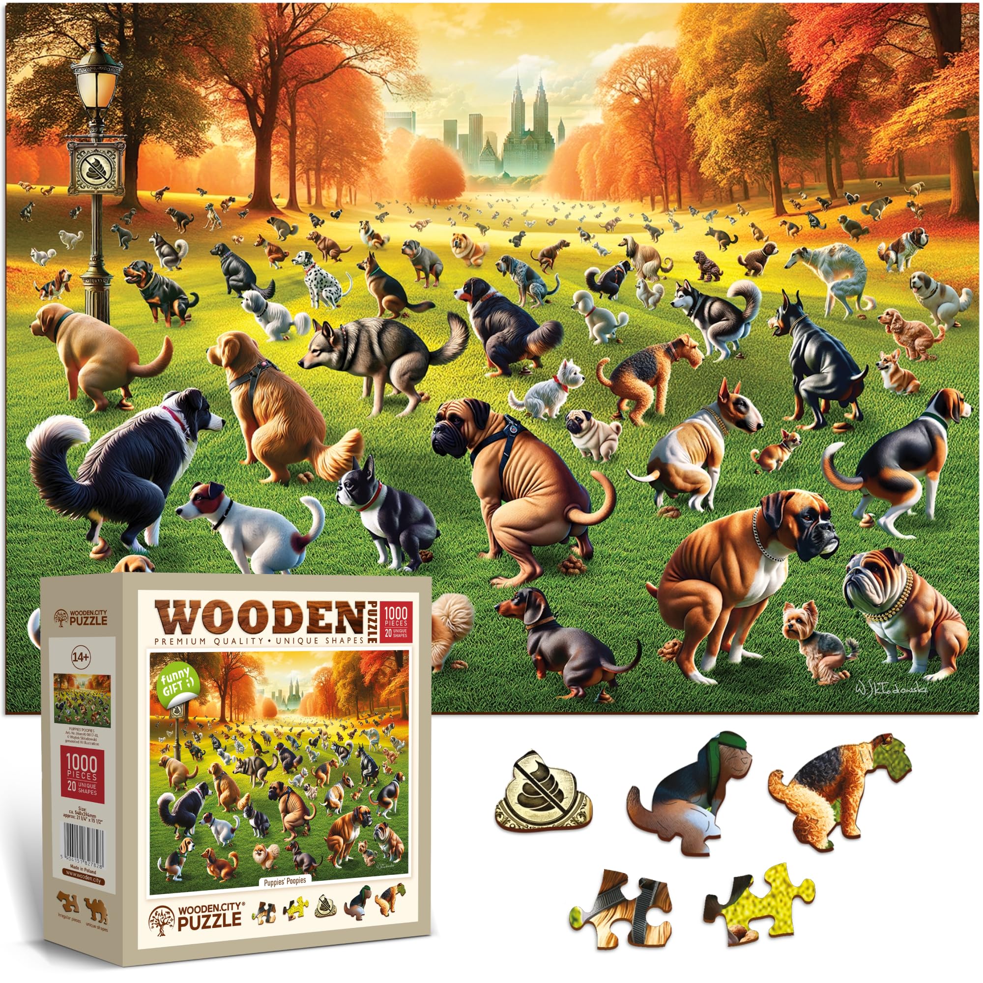 Wooden.city Puzzles - Puzzle in Legno 1000 Pezzi