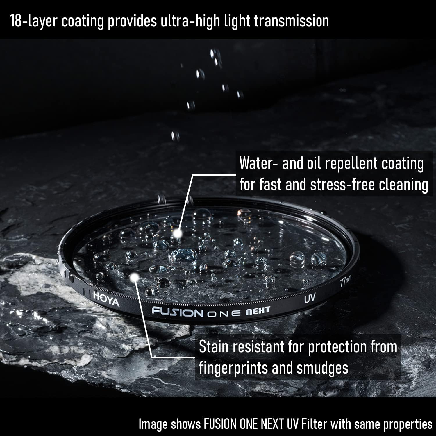 HOYA Protector filter FUSION One Next ø67mm - immagine 3