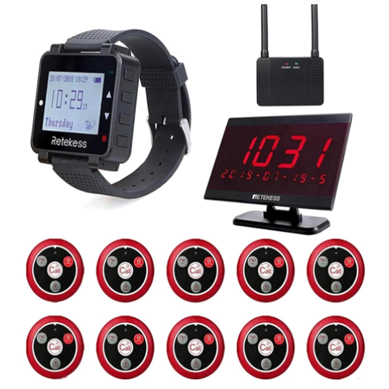 Retekess T128-T117 Cercapersone per Ristorante