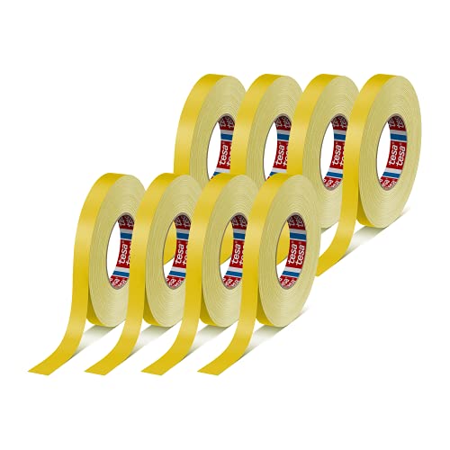 Tesa Nastro 4651 Premium in Tessuto 8 Pezzi, Giallo