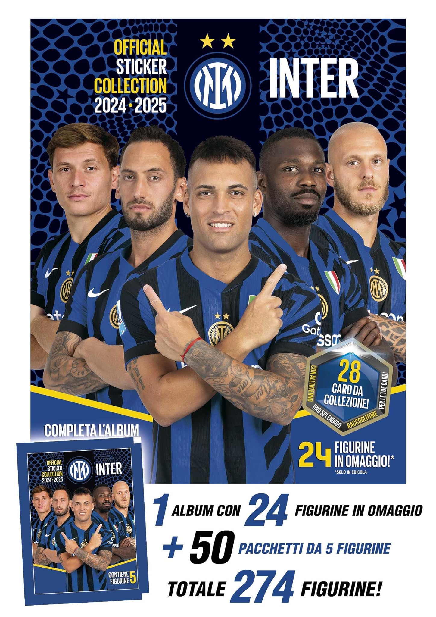 Euro Publishing Album Figurine Inter 2024-2025