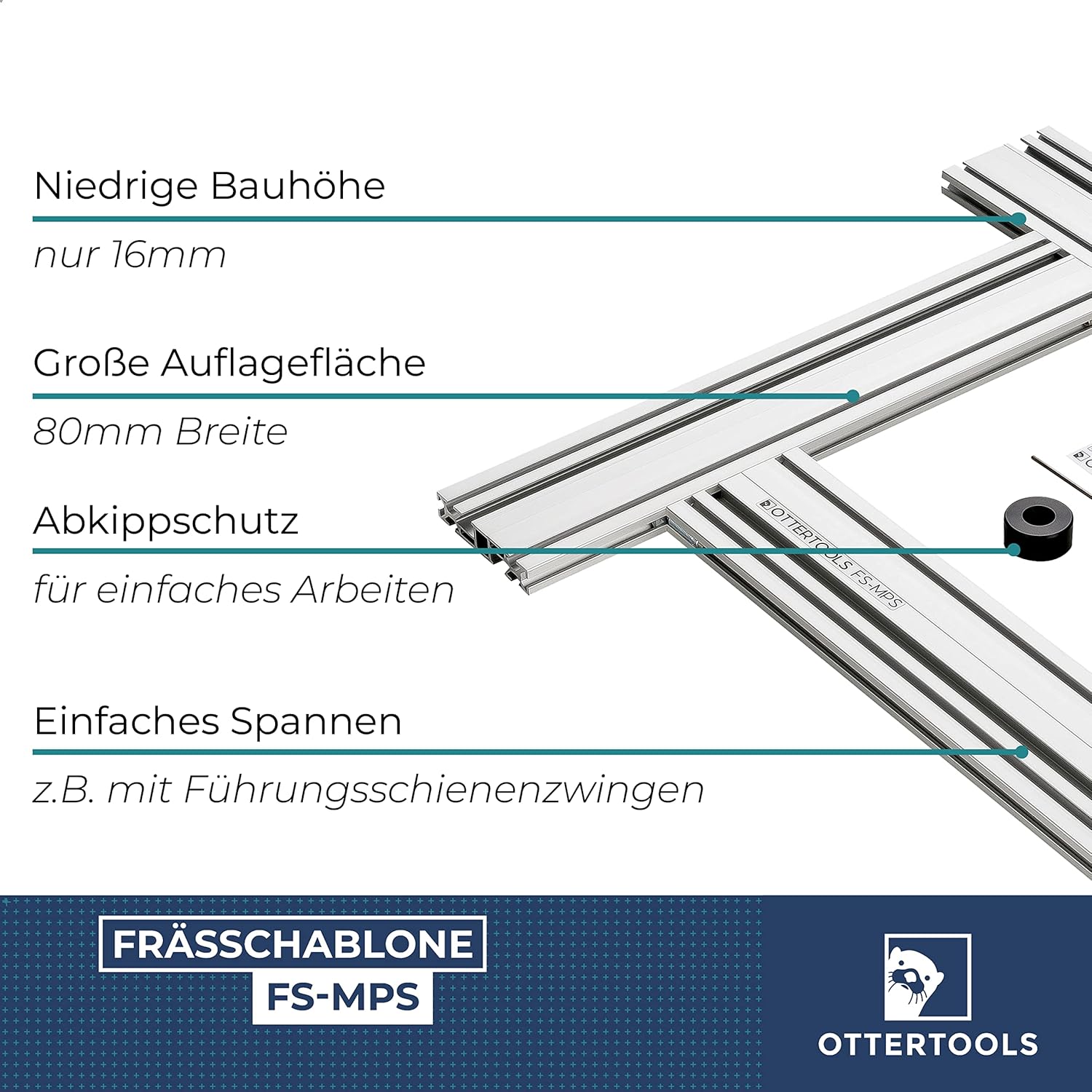 Stencil di Fresatura FS-MPS per Ritagli Rettangolari - immagine 3