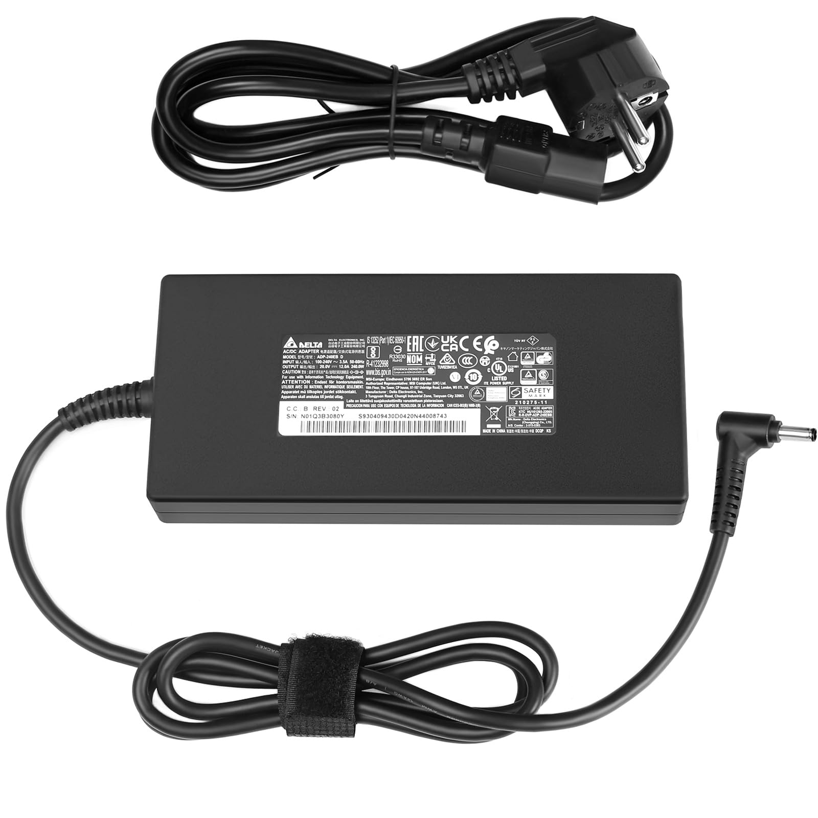 Caricatore 240W 12A per MSI Delta 15 e altri modelli