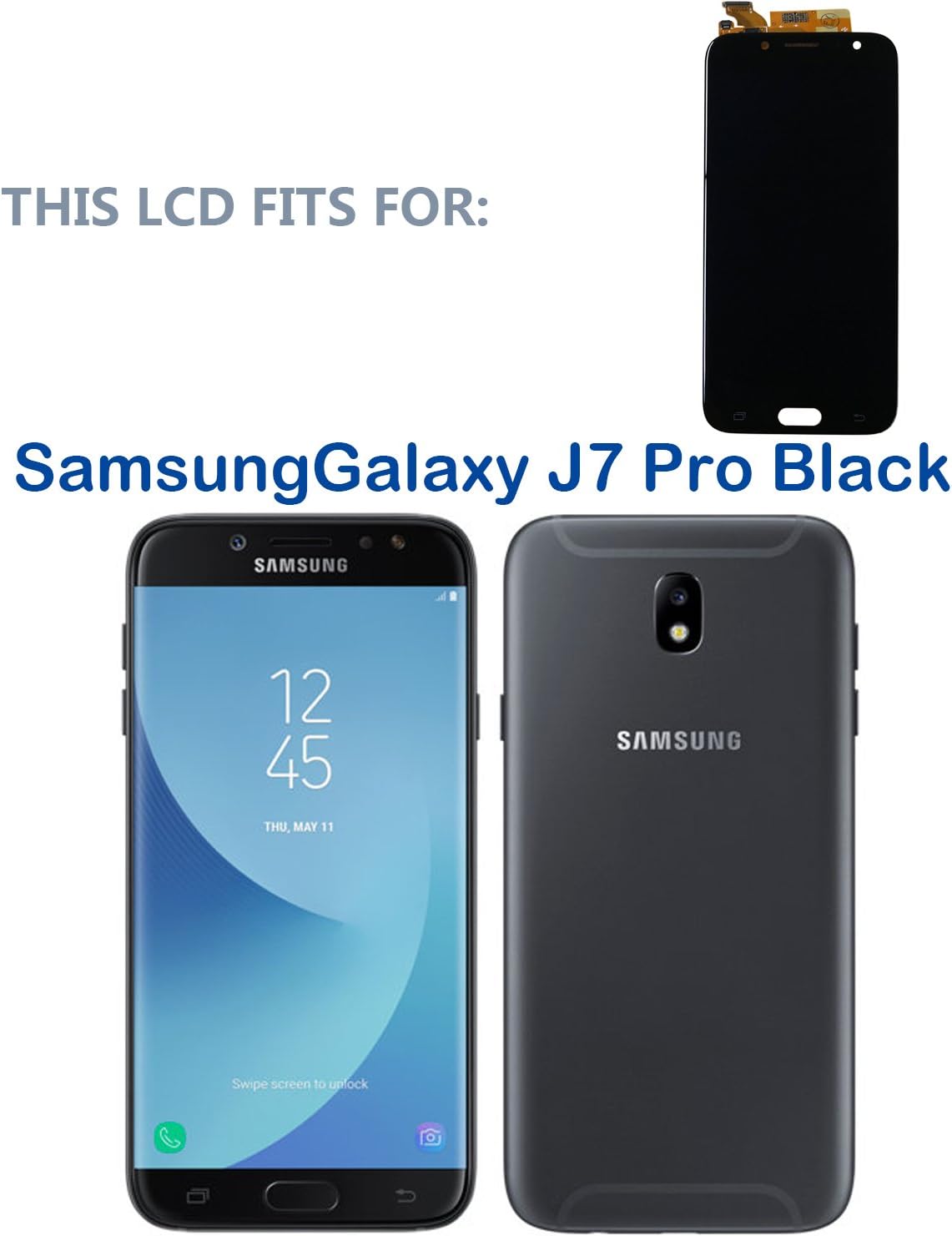 OLED Compatibile Samsung Galaxy J7 Pro 2017 SM-J730 - immagine 6