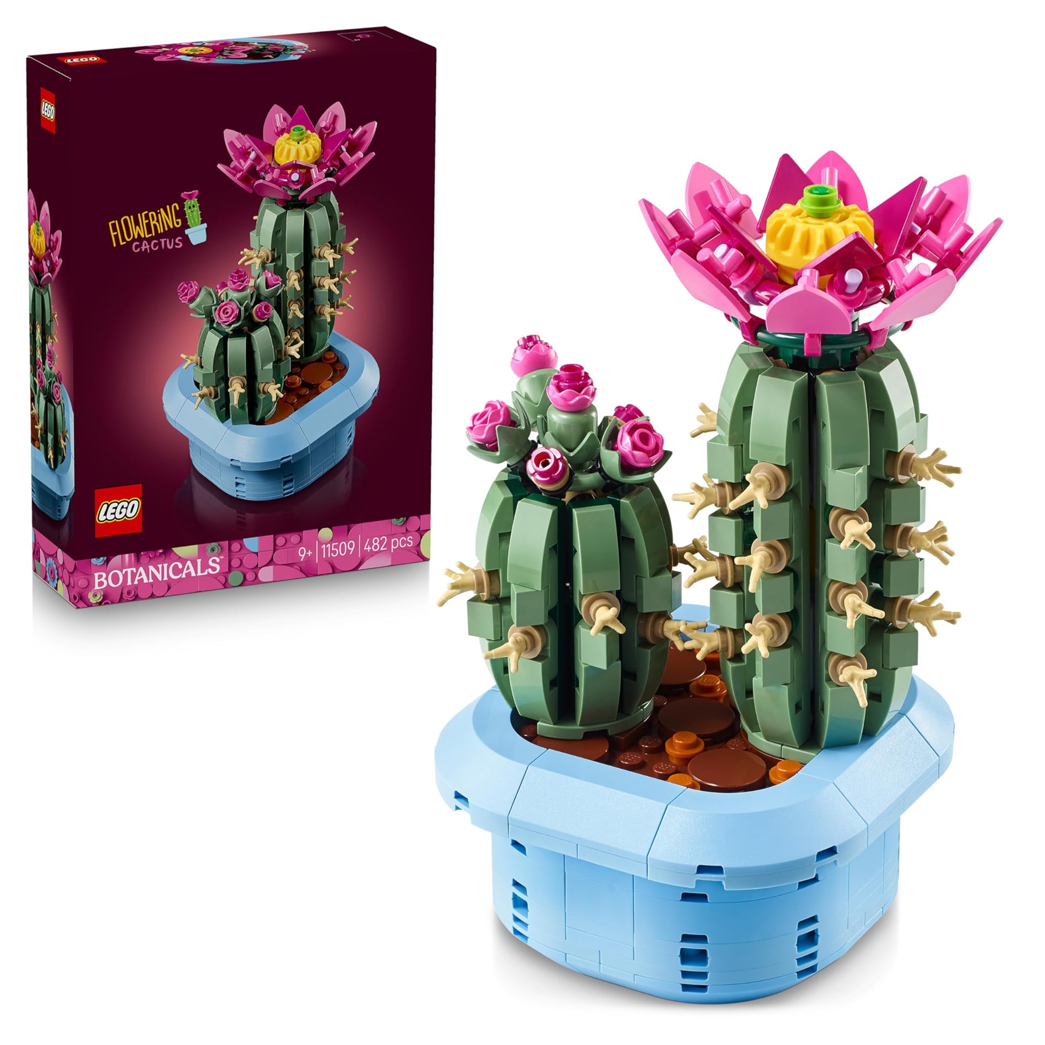 Lego Botanicals Cactus in Fiore - Pianta Artificiale
