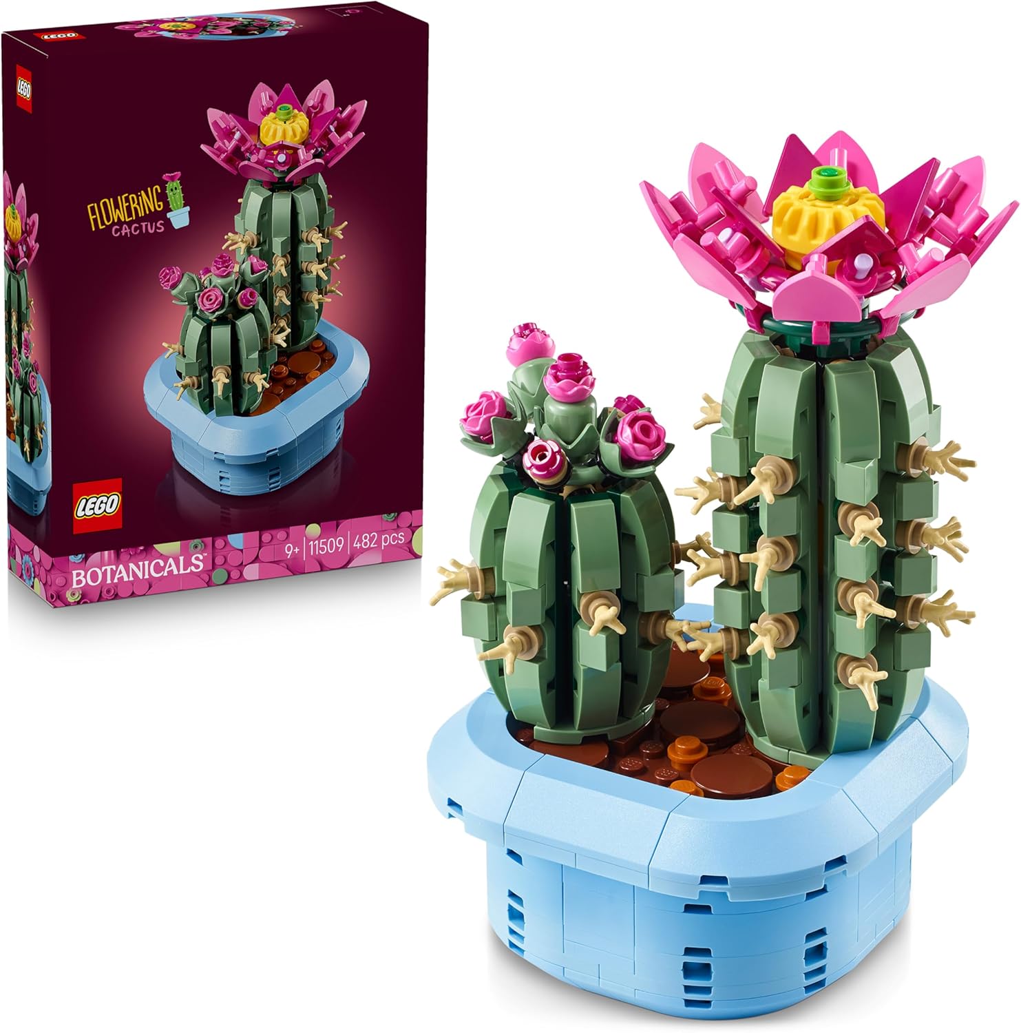 Lego Botanicals Cactus in Fiore - Pianta Artificiale - immagine 1