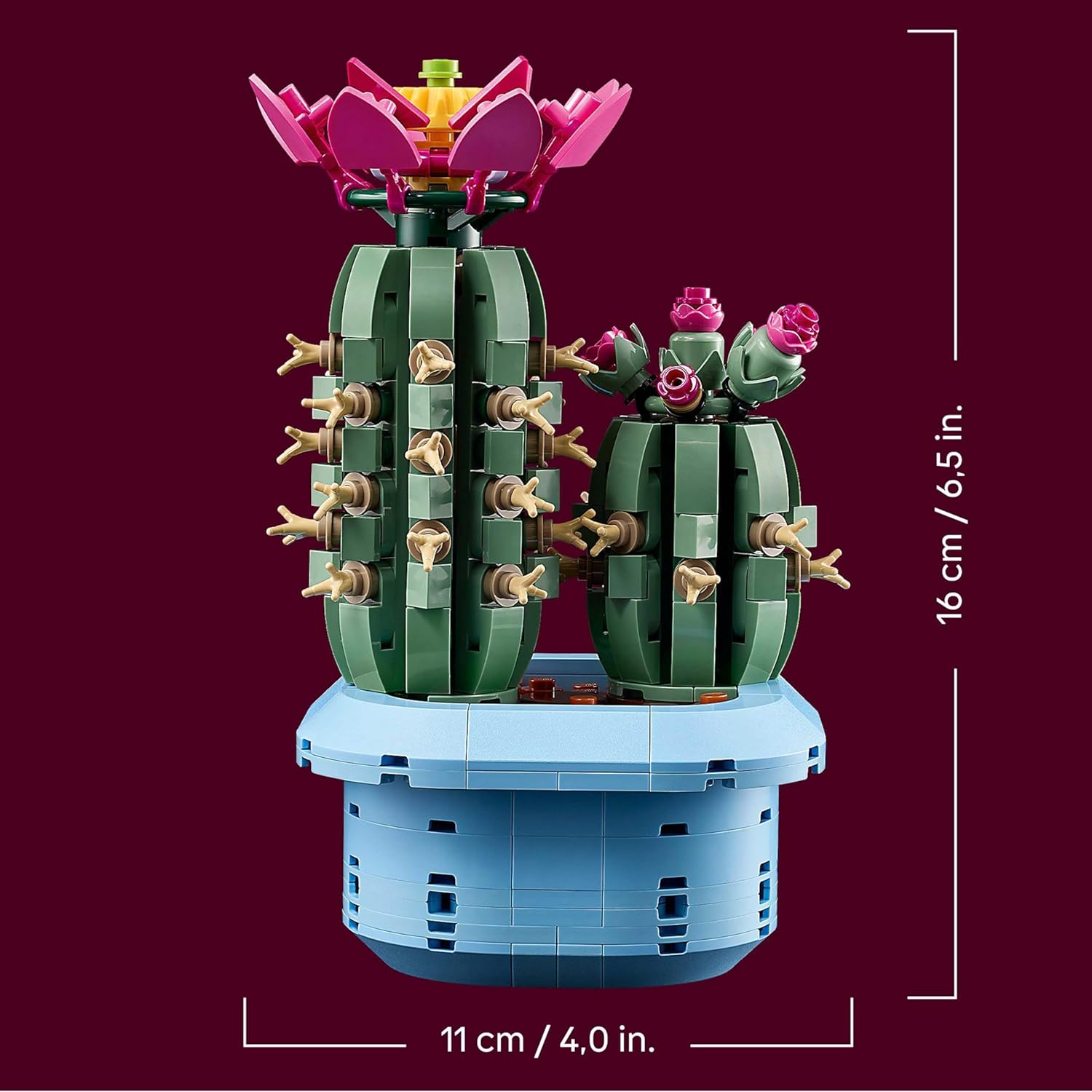 Lego Botanicals Cactus in Fiore - Pianta Artificiale - immagine 7