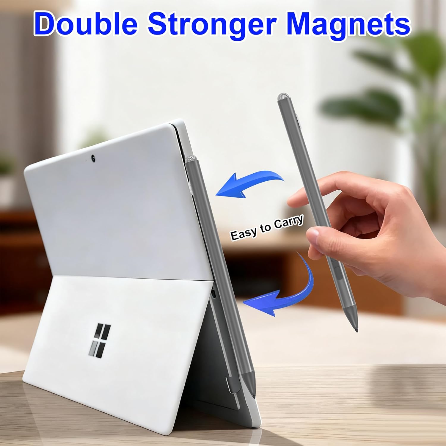 Penna Surface per Surface Pro con Punta di Precisione, Grigio - immagine 6