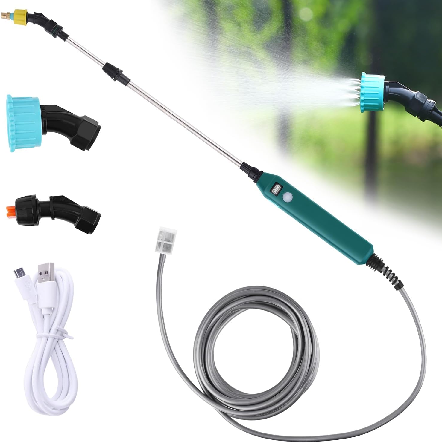 Spruzzatore Elettrico per Piante da Giardino a Batteria