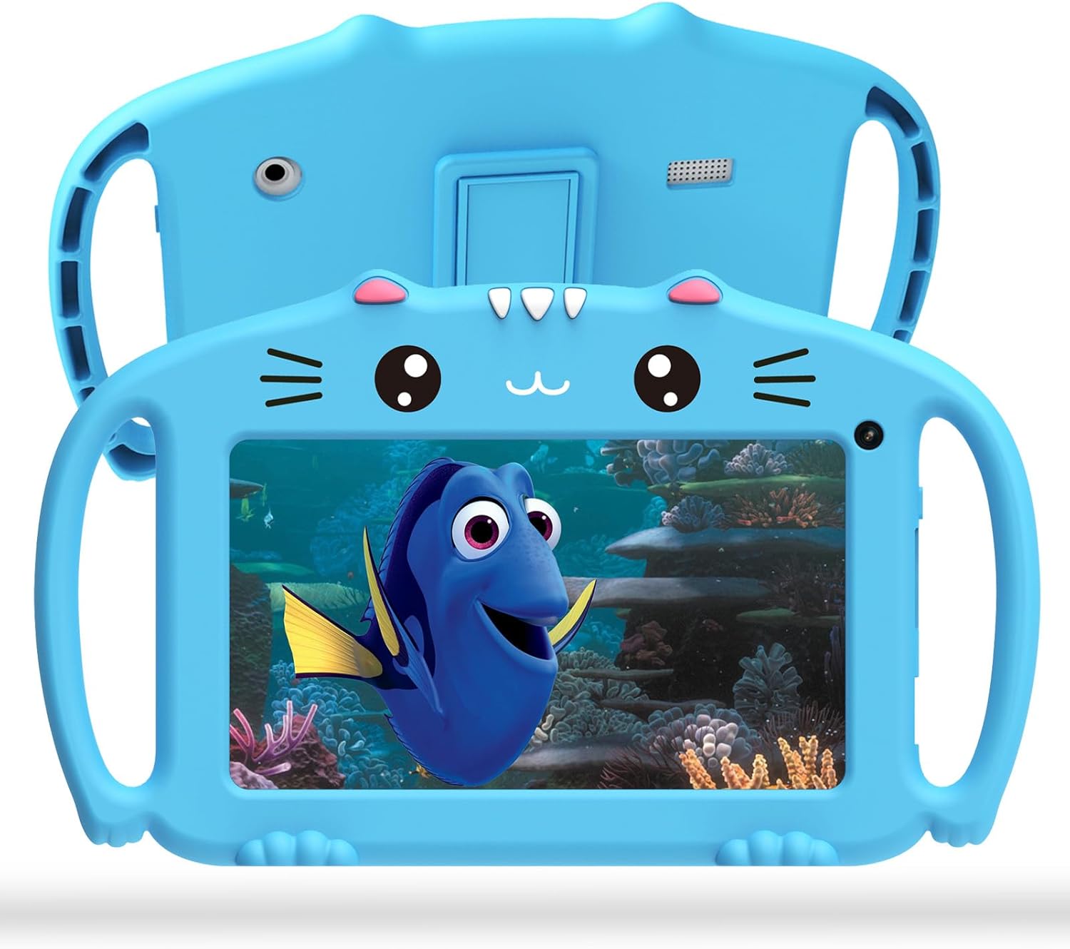Ascrecem Tablet Bambini 7 Pollici Android, Blu - immagine 1