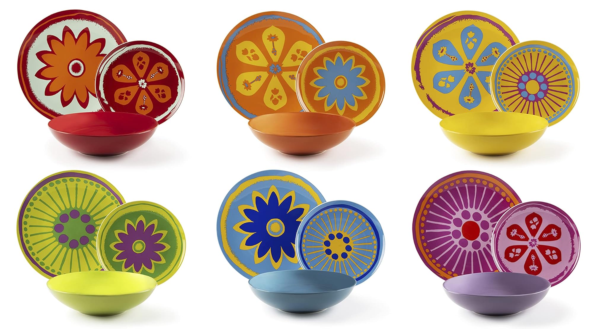 Excelsa Servizio Tavola 18 Pezzi Spring