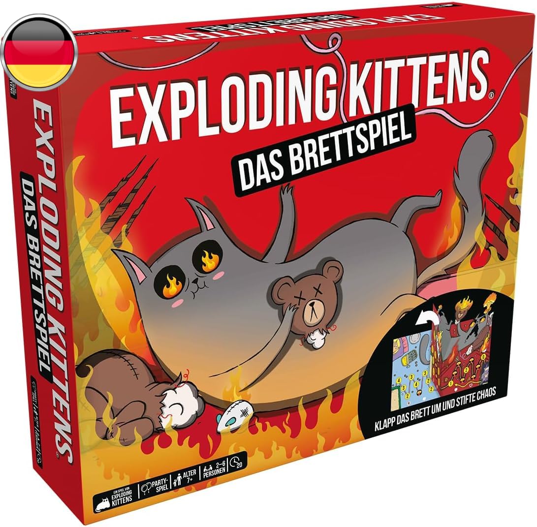Exploding Kittens - Gioco da Tavolo per Feste (Tedesco)
