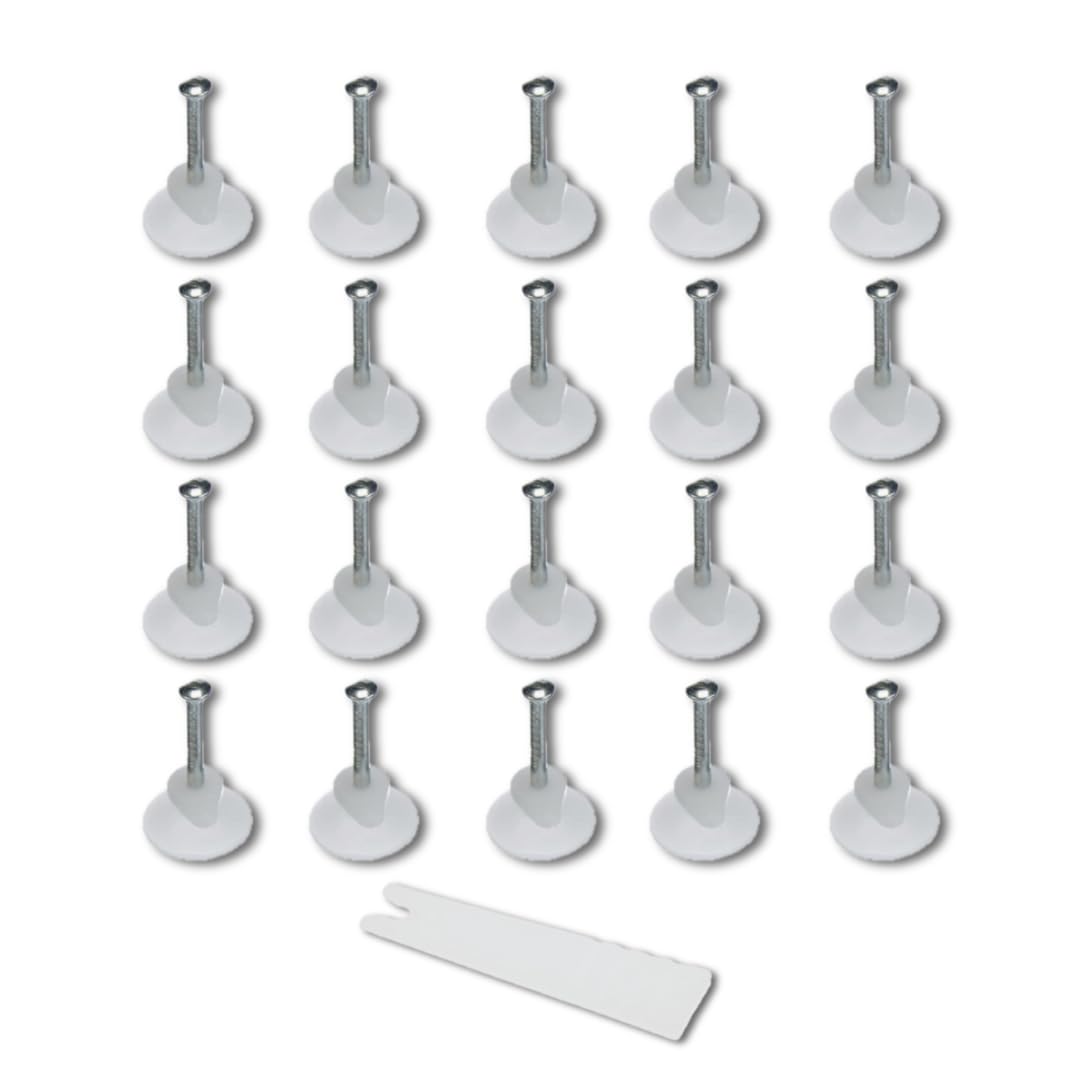 Set Ganci per Quadri Muro Antitraccia - 20 Pezzi