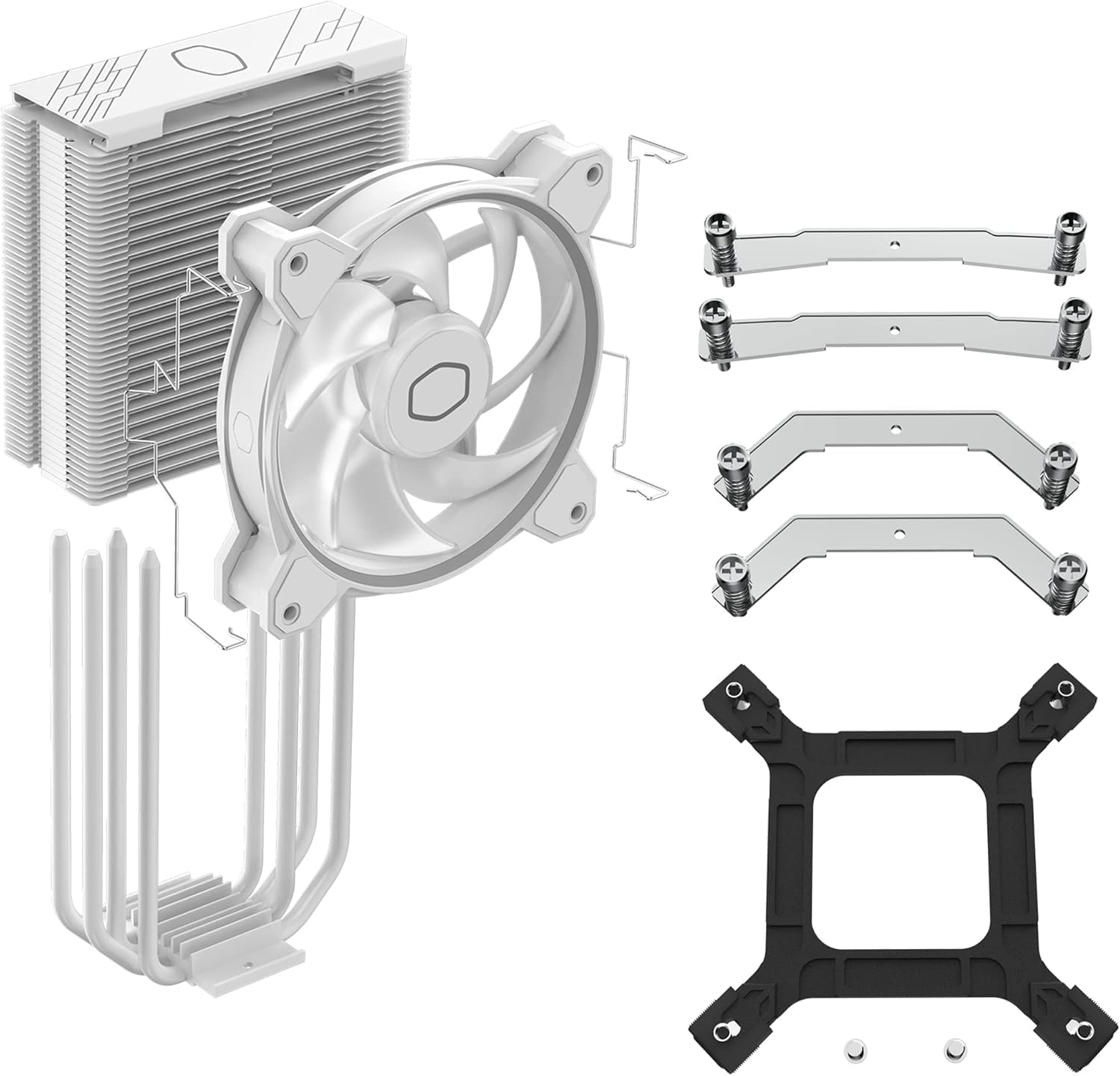 Cooler Master Hyper 212 Halo CPU Air Cooler Bianco - immagine 10