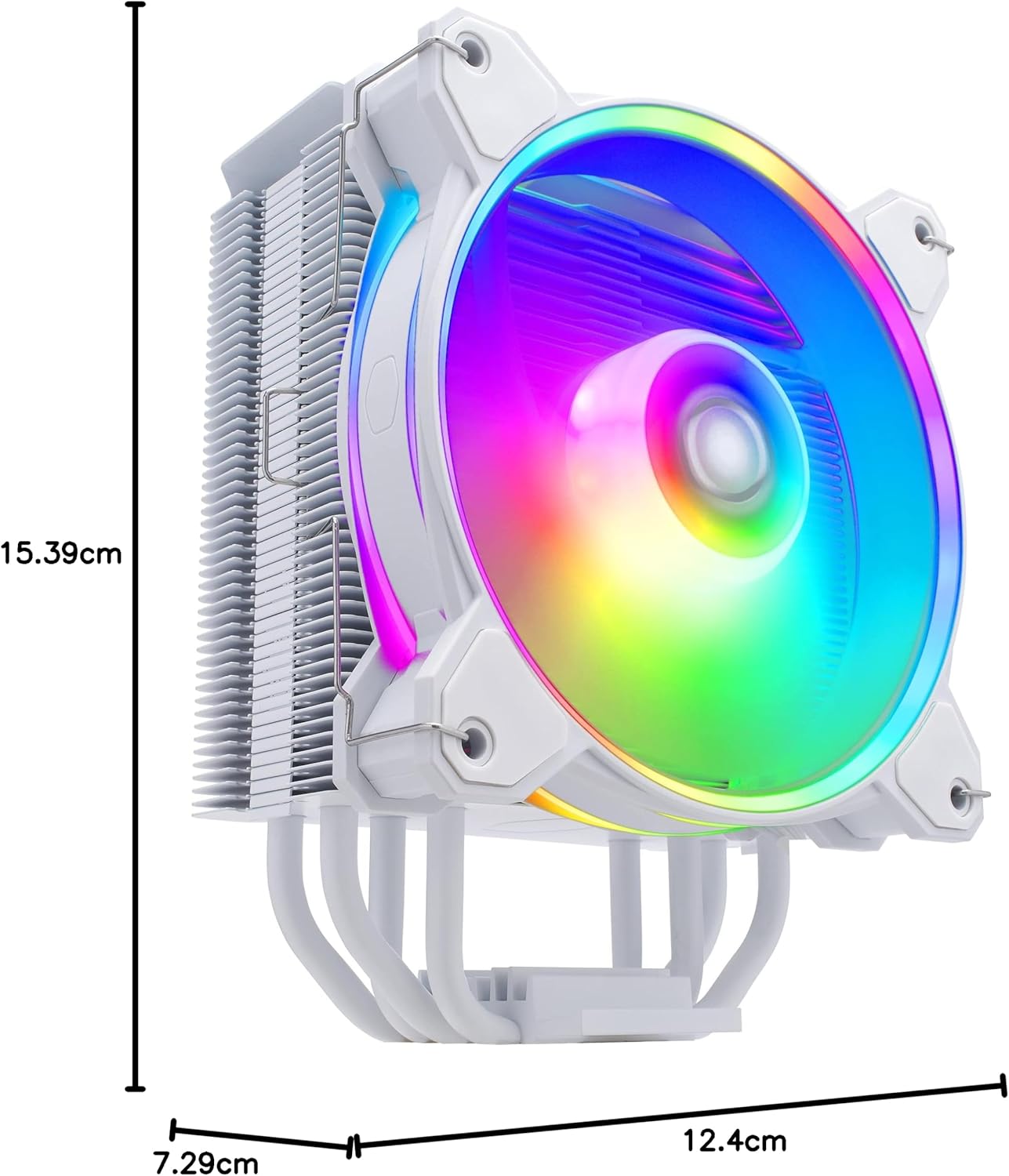 Cooler Master Hyper 212 Halo CPU Air Cooler Bianco - immagine 11