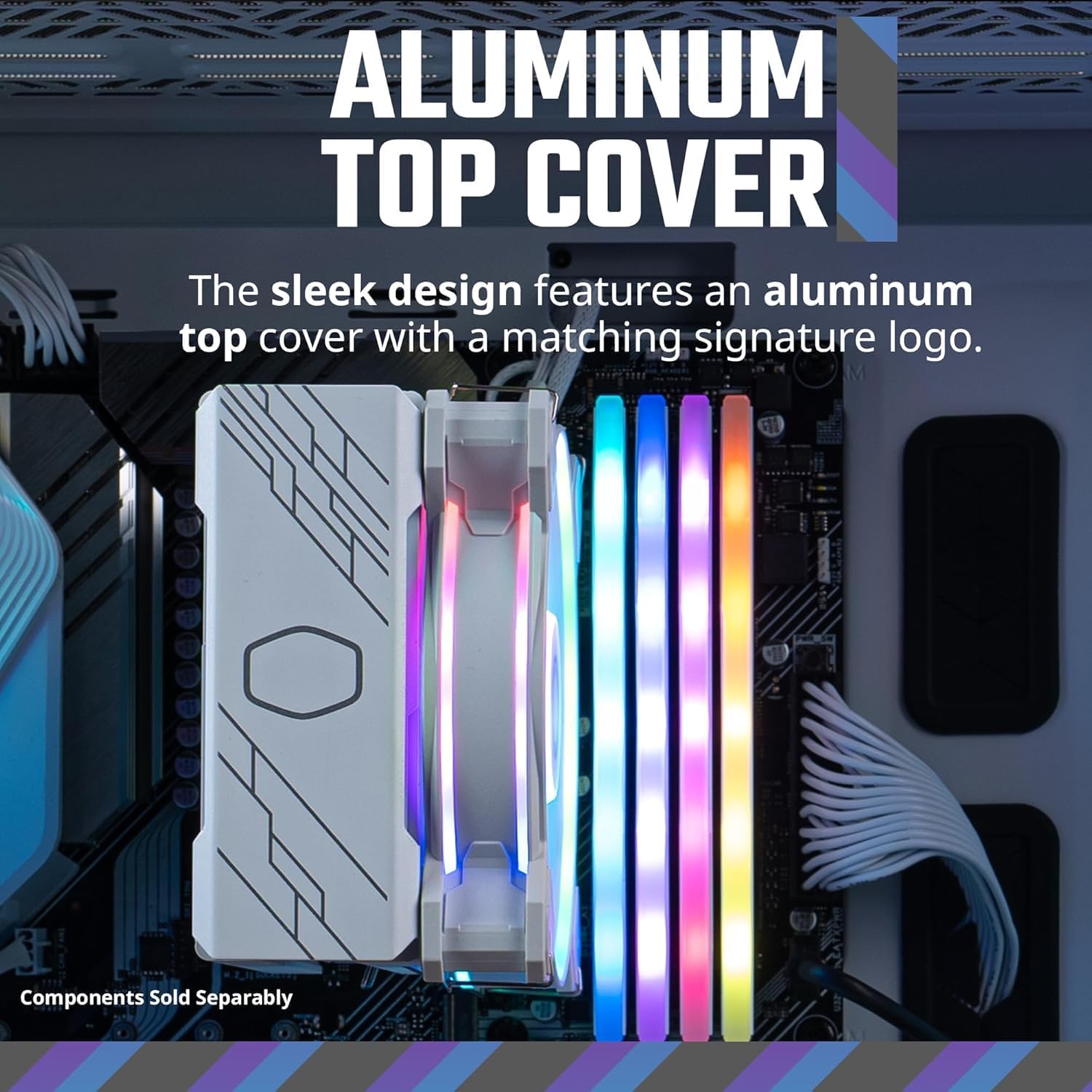 Cooler Master Hyper 212 Halo CPU Air Cooler Bianco - immagine 9