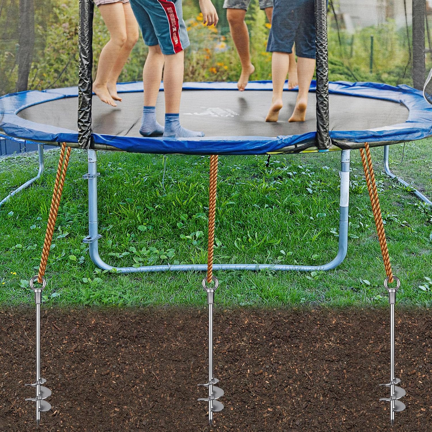 Insaga Picchetti per Tenda 61cm in Metallo, 6 Pezzi - immagine 2