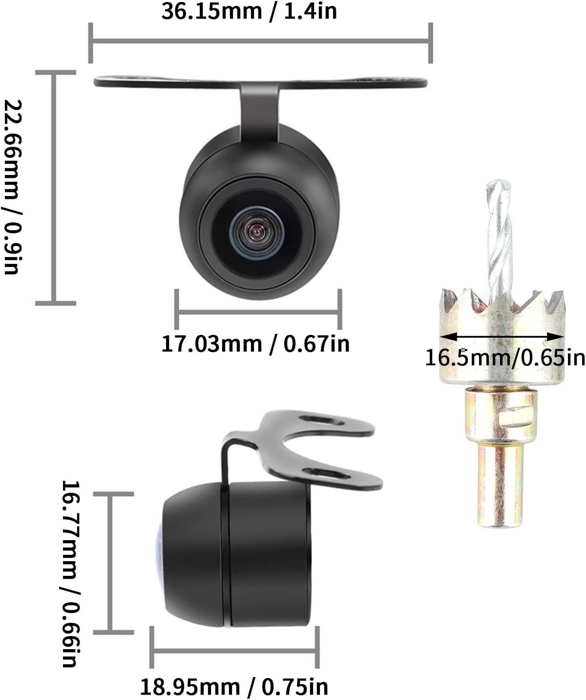 Telecamera CCD per Auto Universale con Visione Notturna - immagine 6