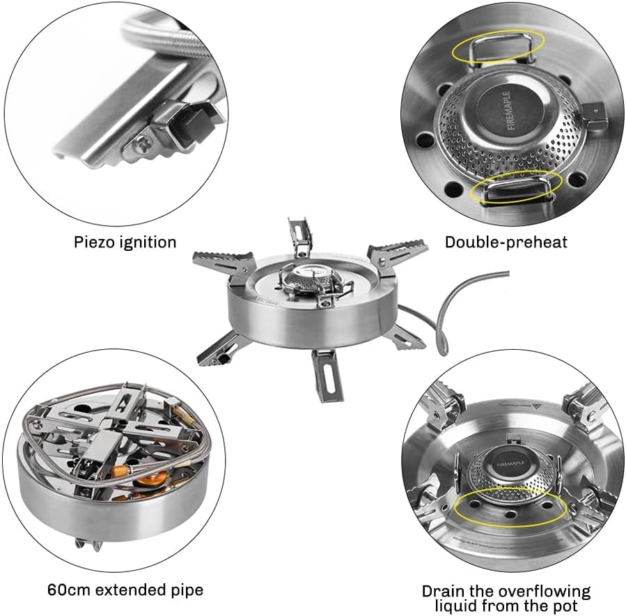 Fire-maple Saturn Fornello Gas Campeggio 4400W-11000W - immagine 4