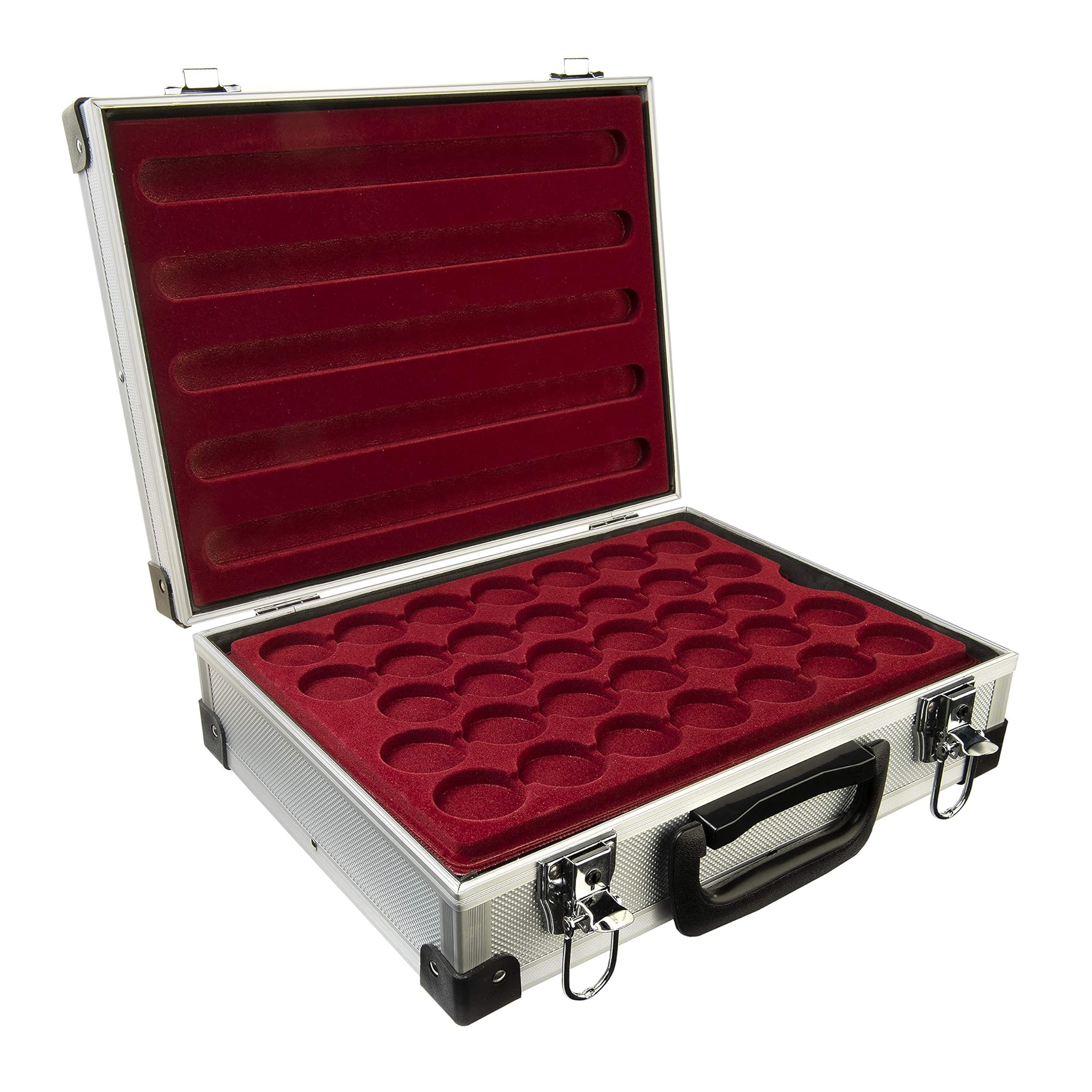 MC.Sammler Portamonete Alluminio 5 Scomparti