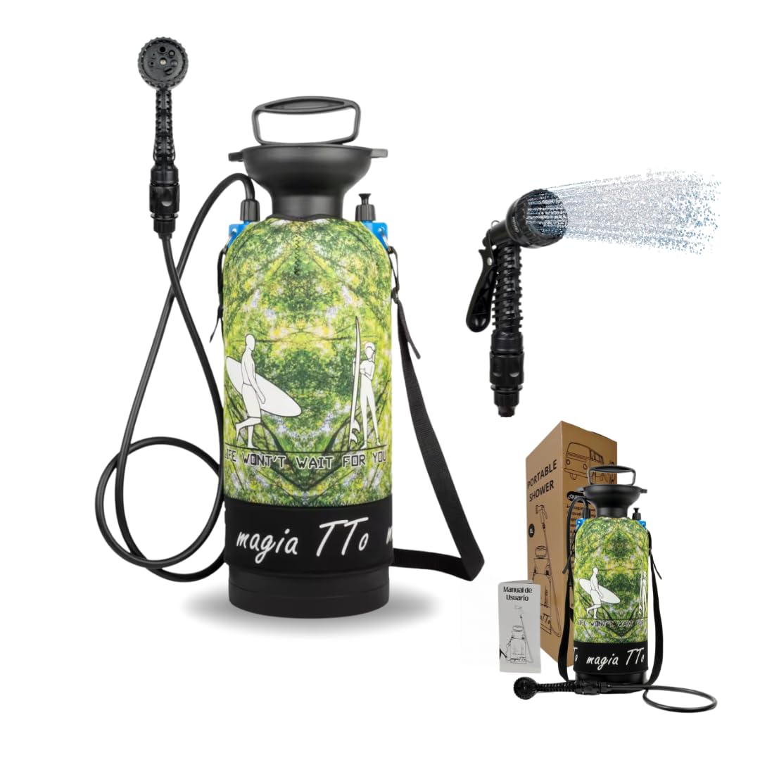 Doccia Portatile da Campeggio Manuale 8L