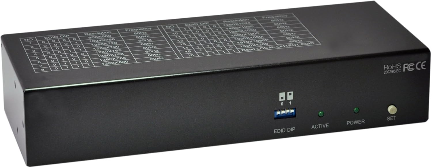 LevelOne HVE-9118T AV transmitter Nero - immagine 1