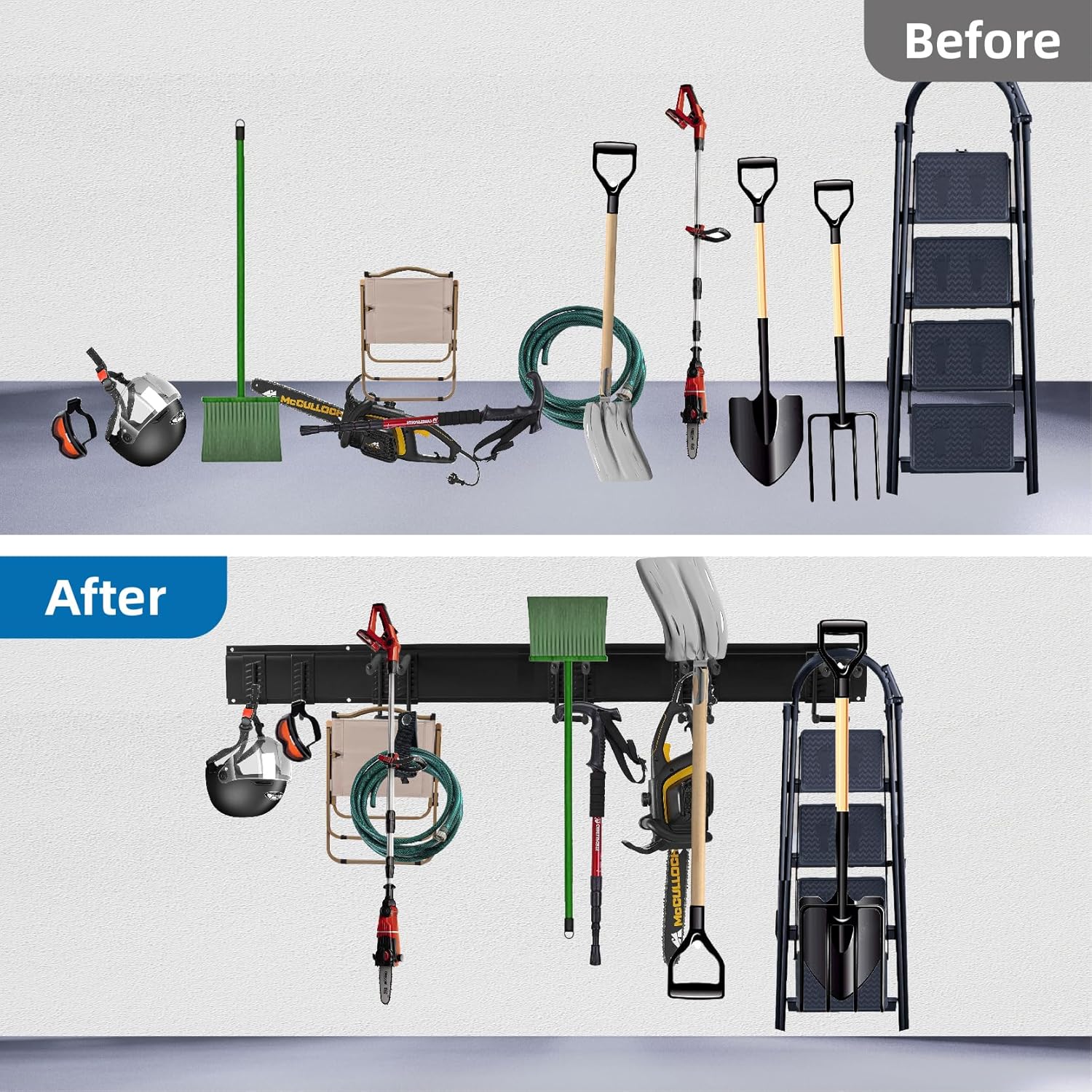 Staffa da Parete per Gestore Attrezzi da Garage - immagine 6