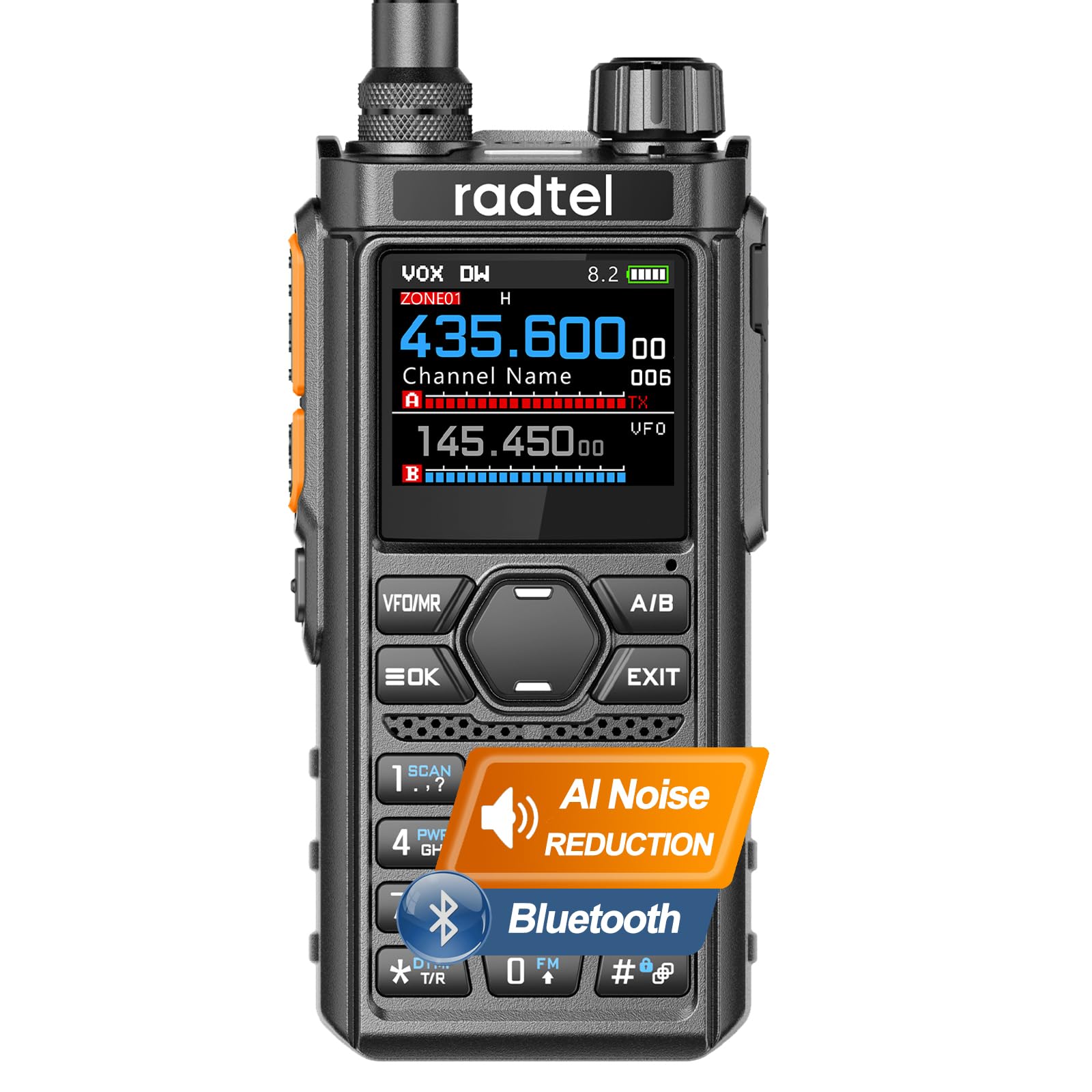 Radtel RT-910B - Radio Ricetrasmittente Dual Band 5W
