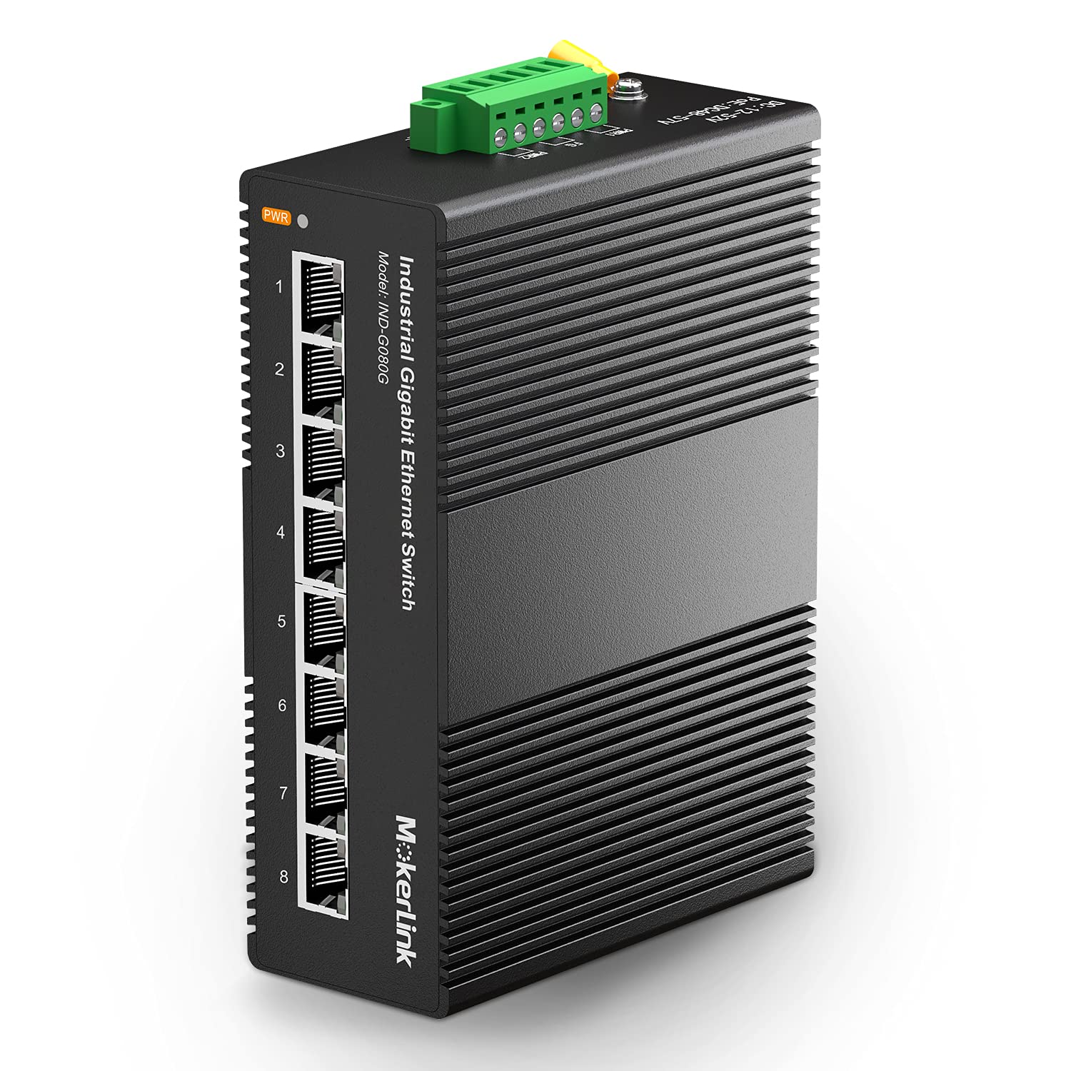 Mokerlink Switch Ethernet Industriale Gigabit 8 Porte