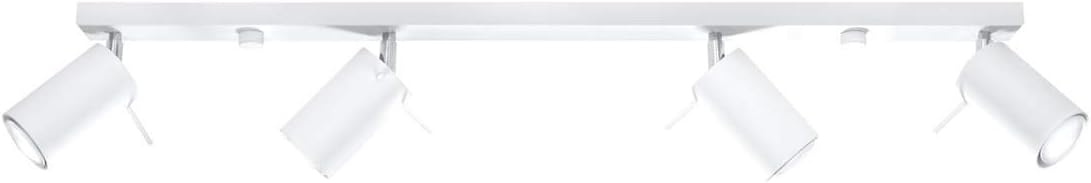 Sollux Lighting Ring 4L - Lampada da Soffitto Bianca - immagine 1