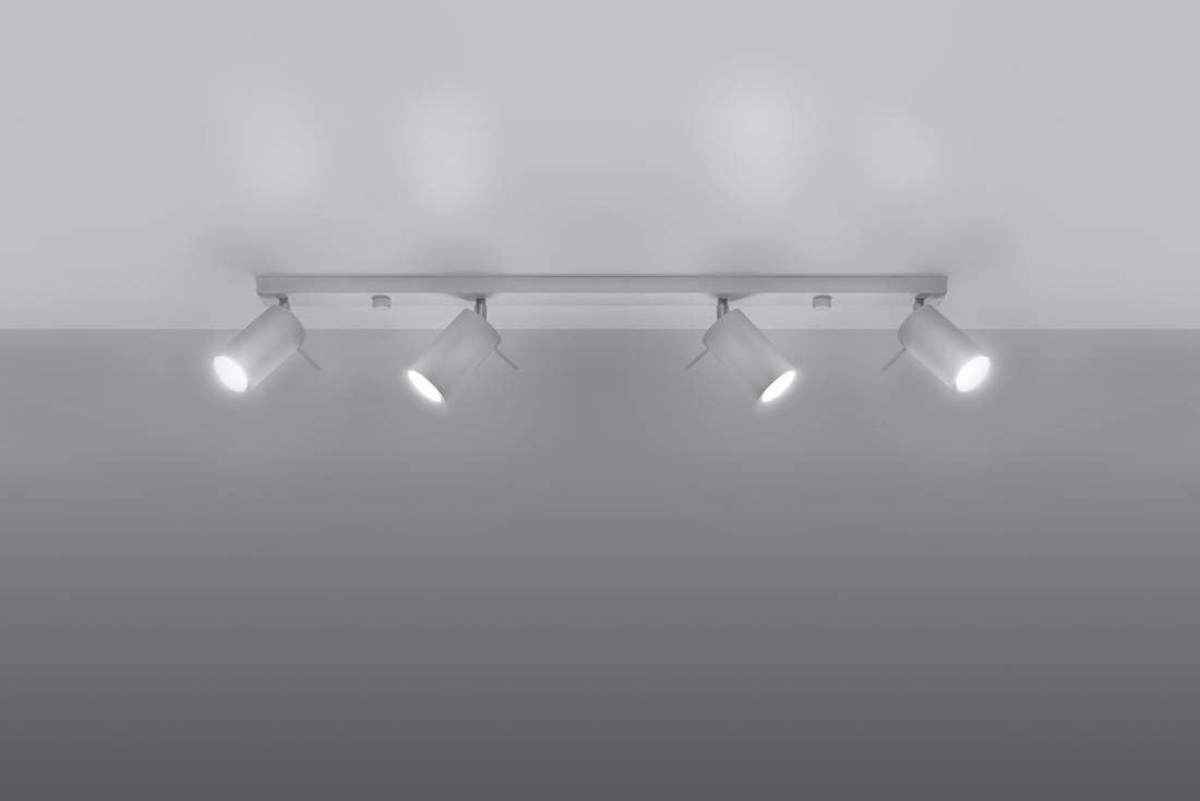 Sollux Lighting Ring 4L - Lampada da Soffitto Bianca - immagine 3