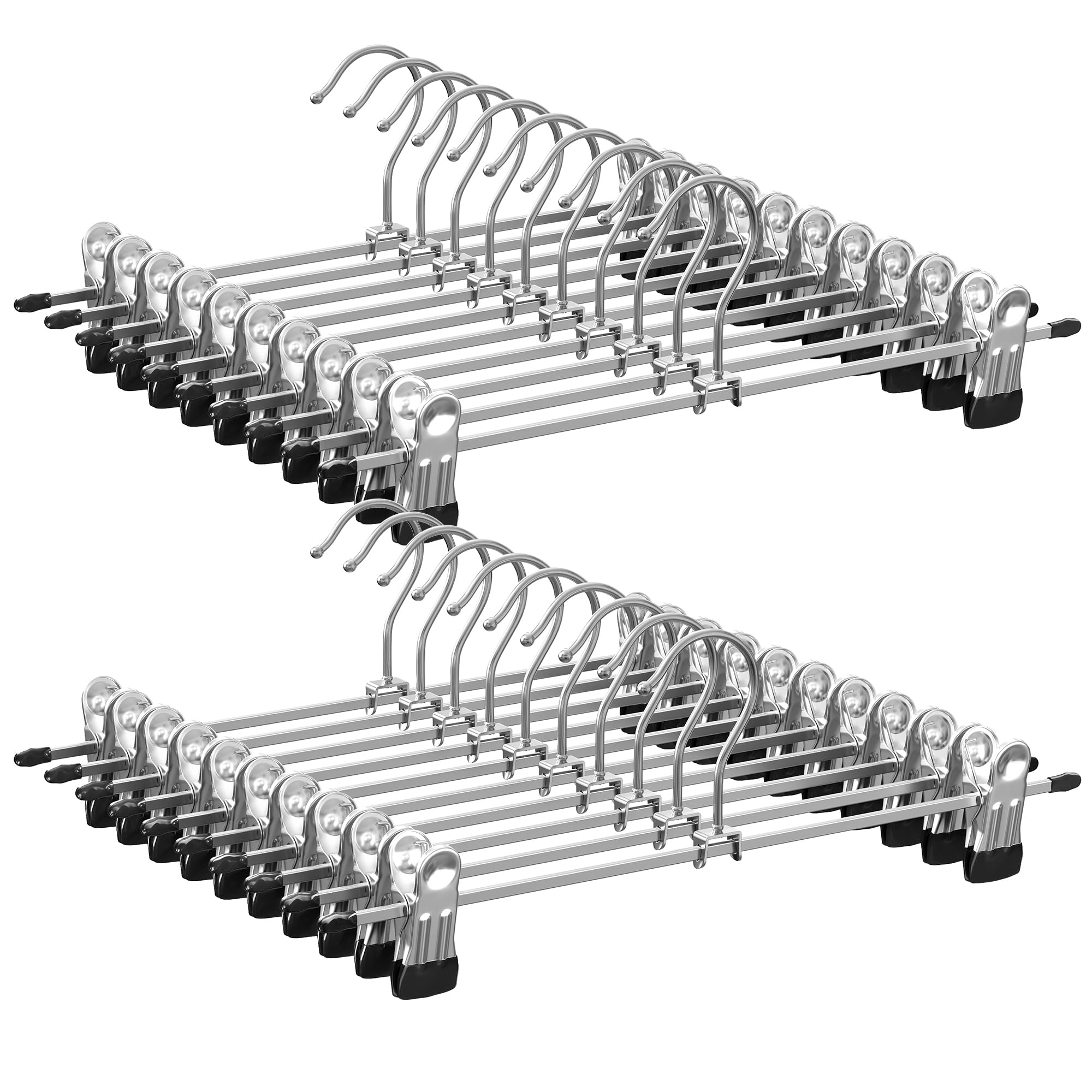 Songmics Grucce Pantaloni in Metallo 20 Pezzi