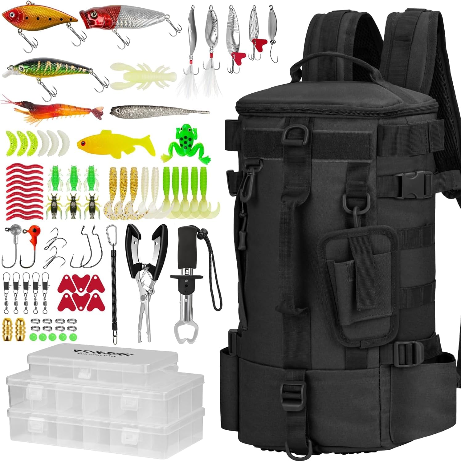 Thkfish Kit Attrezzi da Pesca con Borsa 85 Pezzi