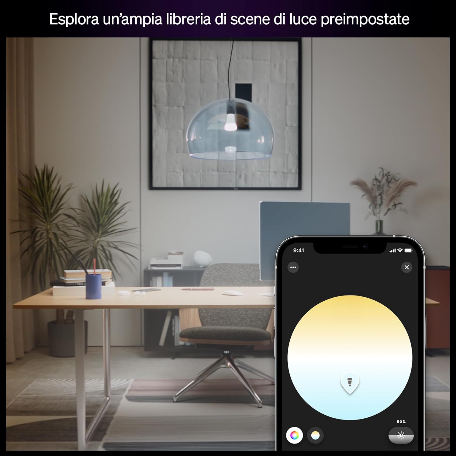 Philips Hue Lampada Smart LED A60 E27 8,1W - immagine 8