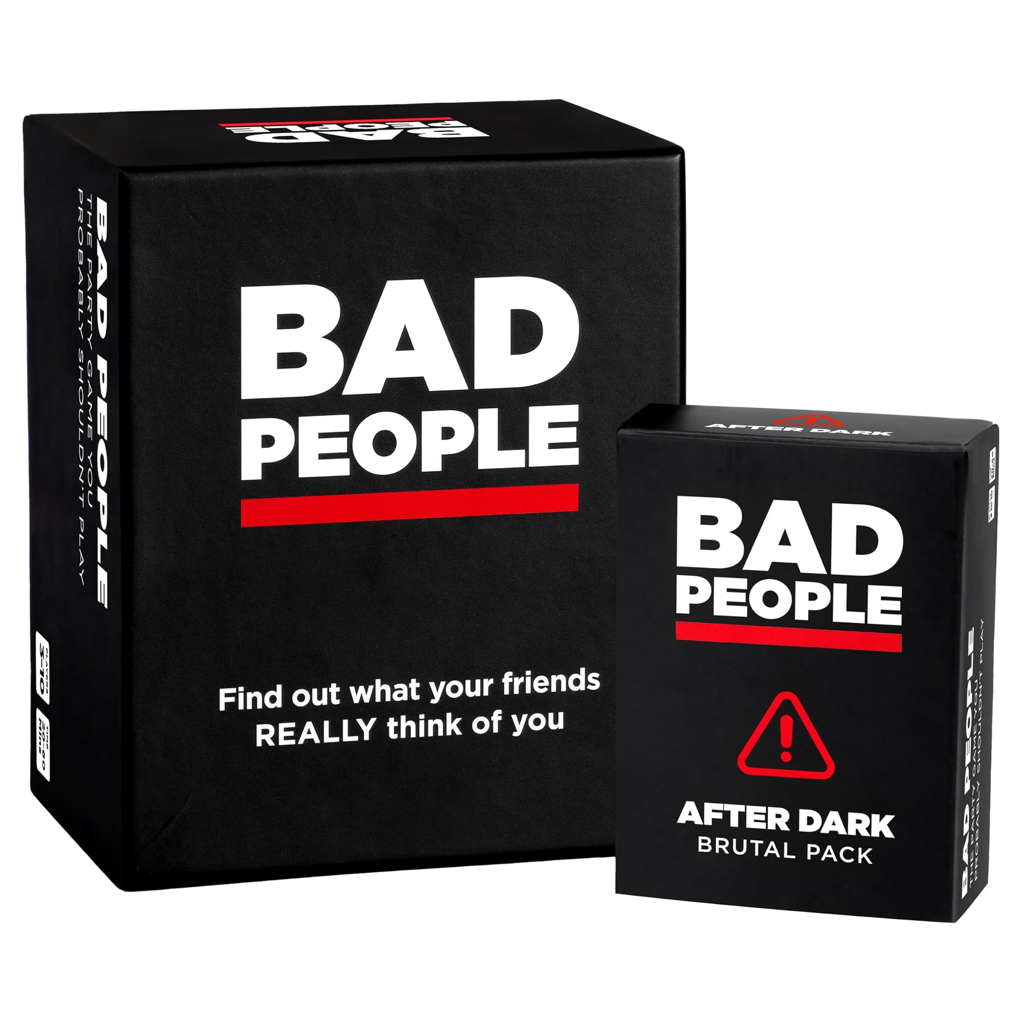 BAD PEOPLE Set completo (il party game che probabilmente non dovresti giocare e il brutale pacchetto di espansione di NSFW)