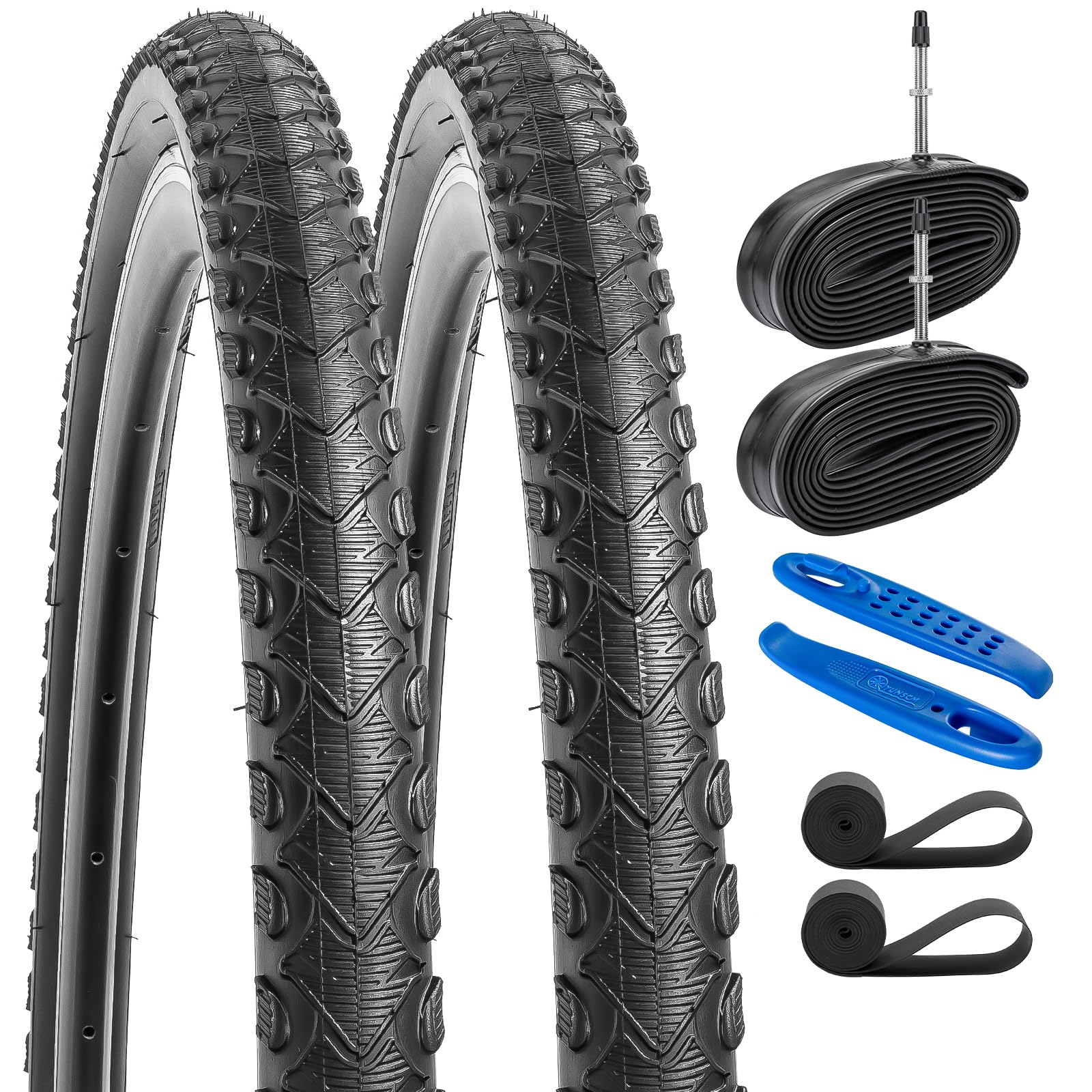 Yunscm 2 Pneumatici Pieghevoli 28x1.60 (700x42c) con Camere d'aria