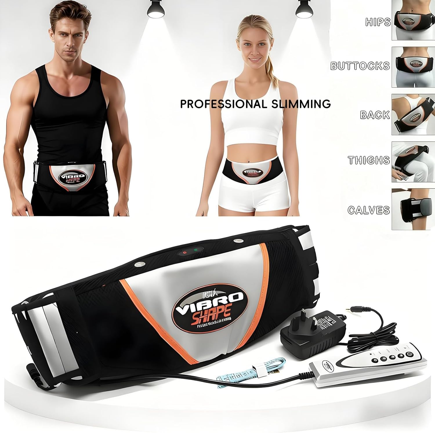Cintura da Massaggio Dimagrante con 5 Modalità e Riscaldamento - immagine 3